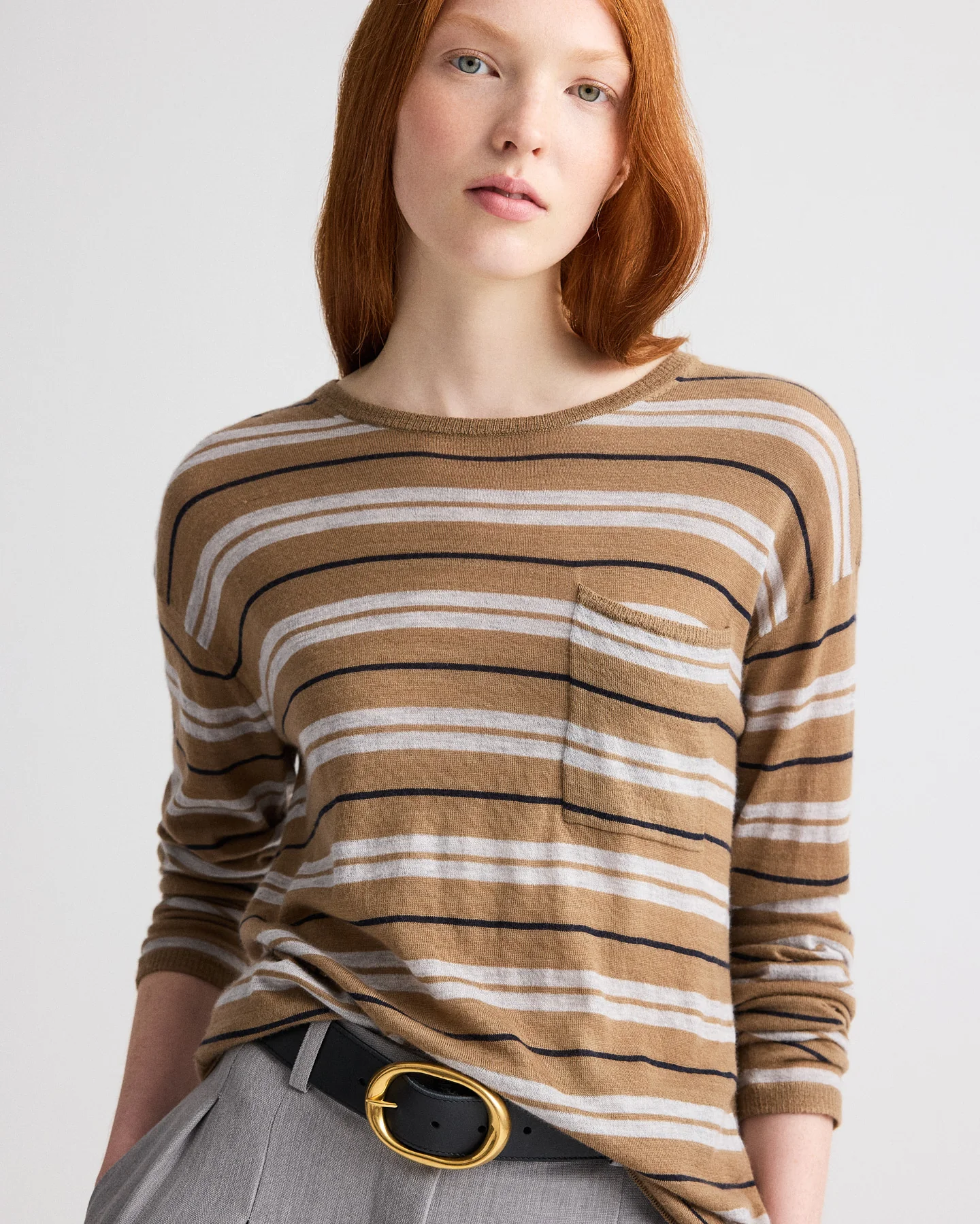 4th St with Stripes in Superfine Cashmere