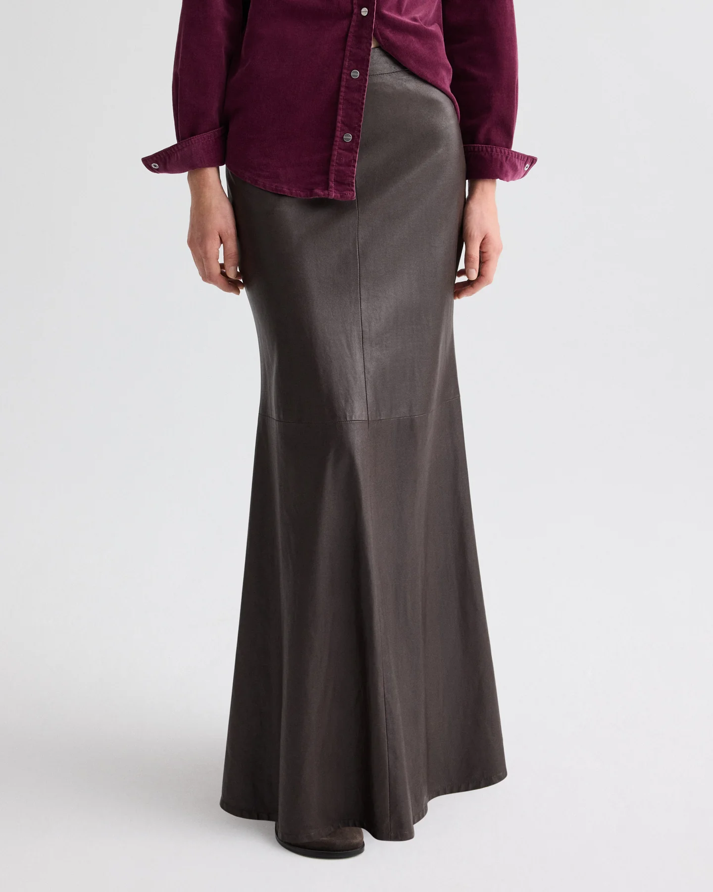 At Last Skirt in Paper Leather
