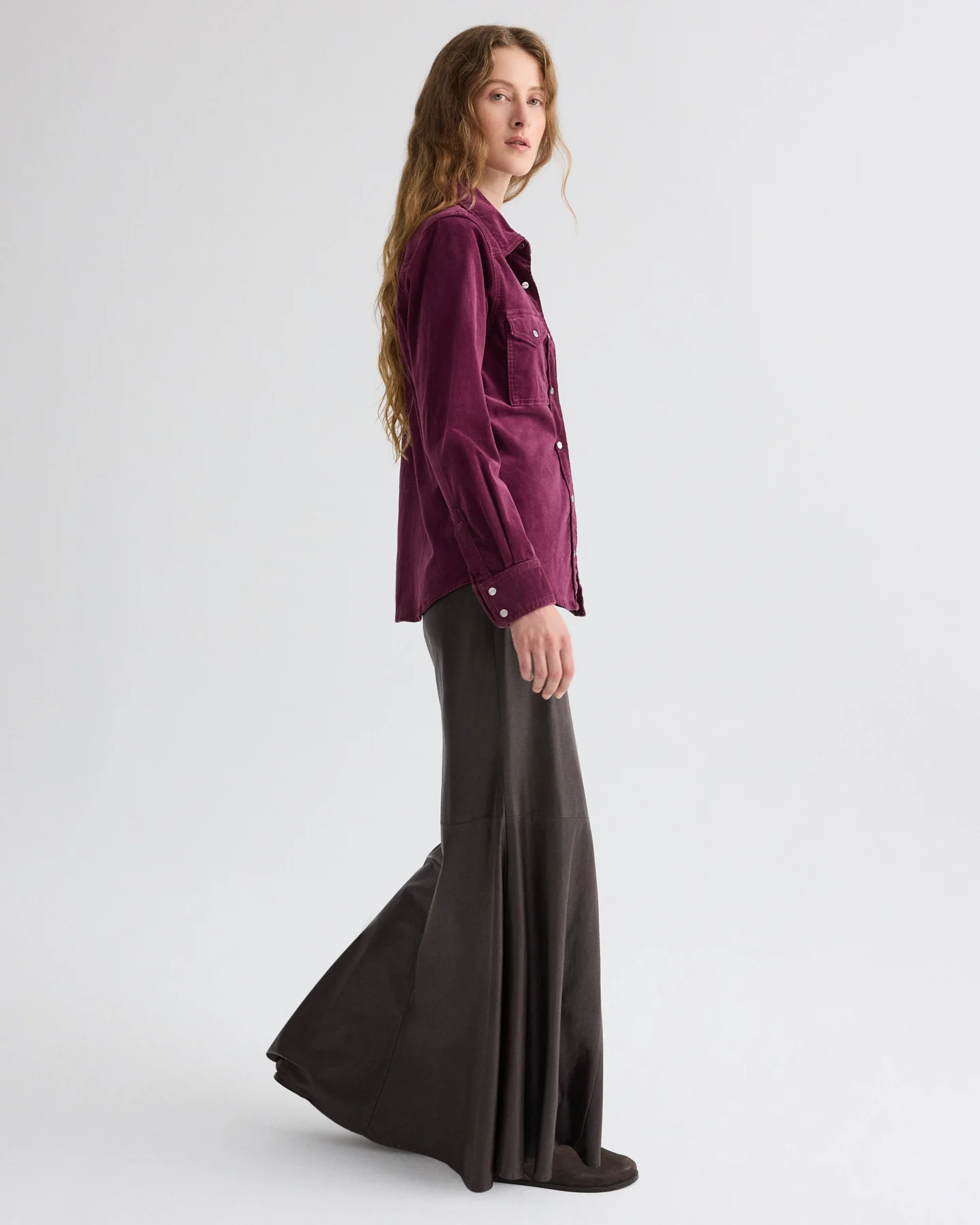 At Last Skirt in Paper Leather - Image 3