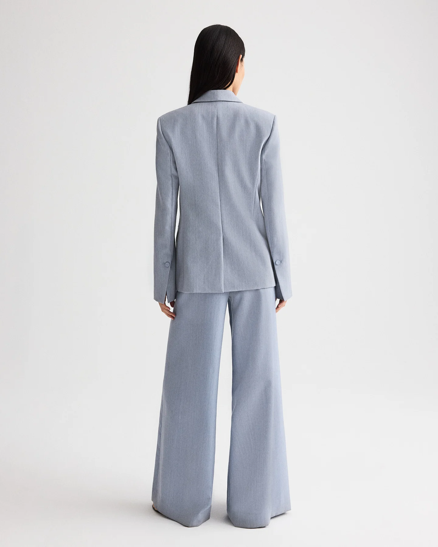 Avery Pant in Compact Wool Suiting - Image 6