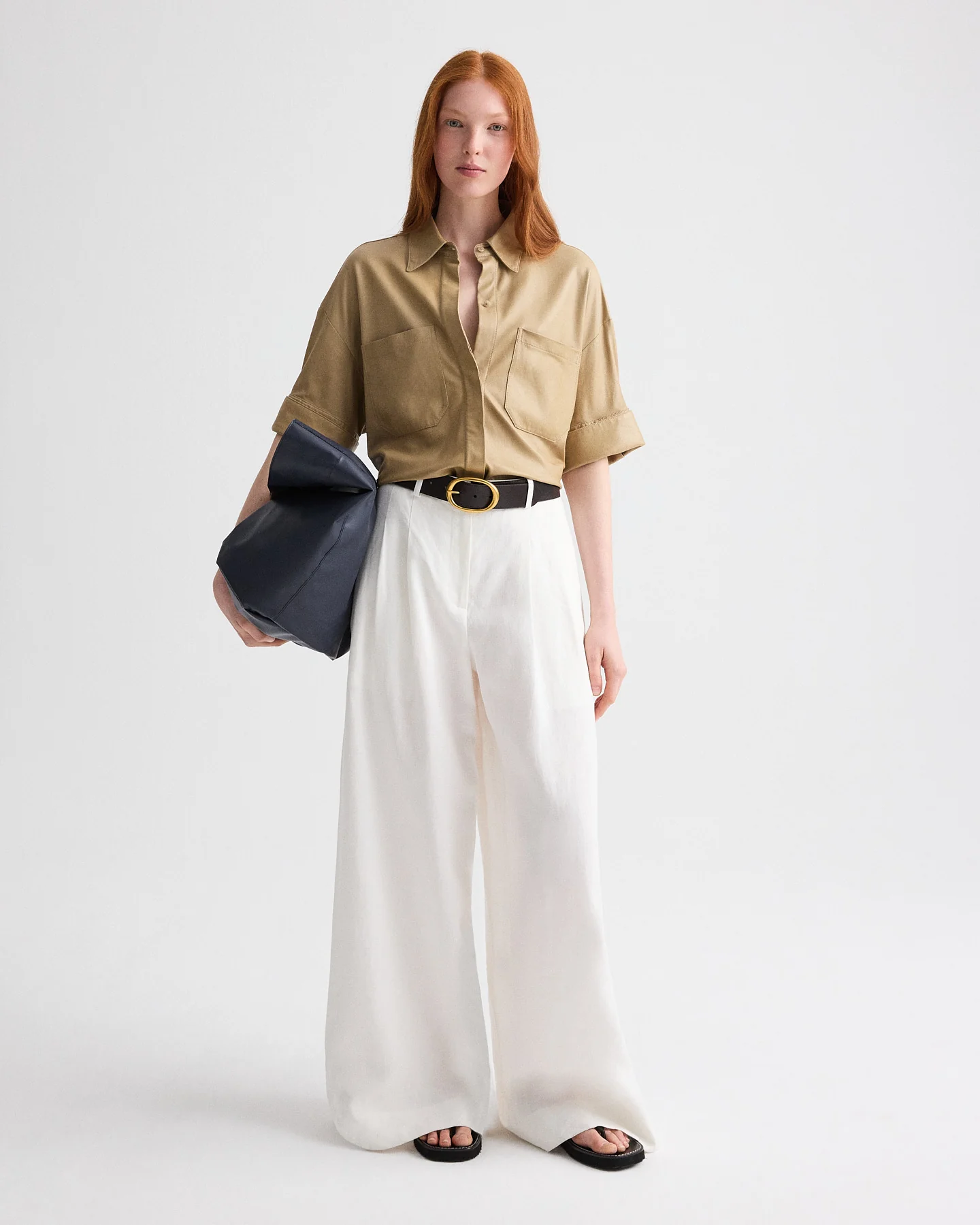 Avery Pant in Plain Weave Linen