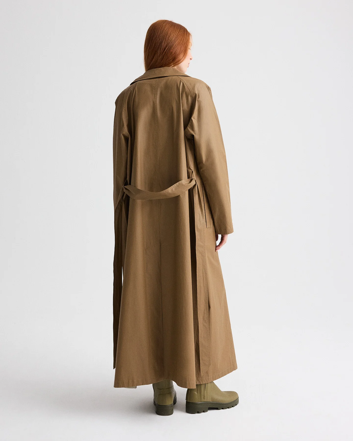 Back And Forth Trench in Lightweight Cotton Trench - Image 5