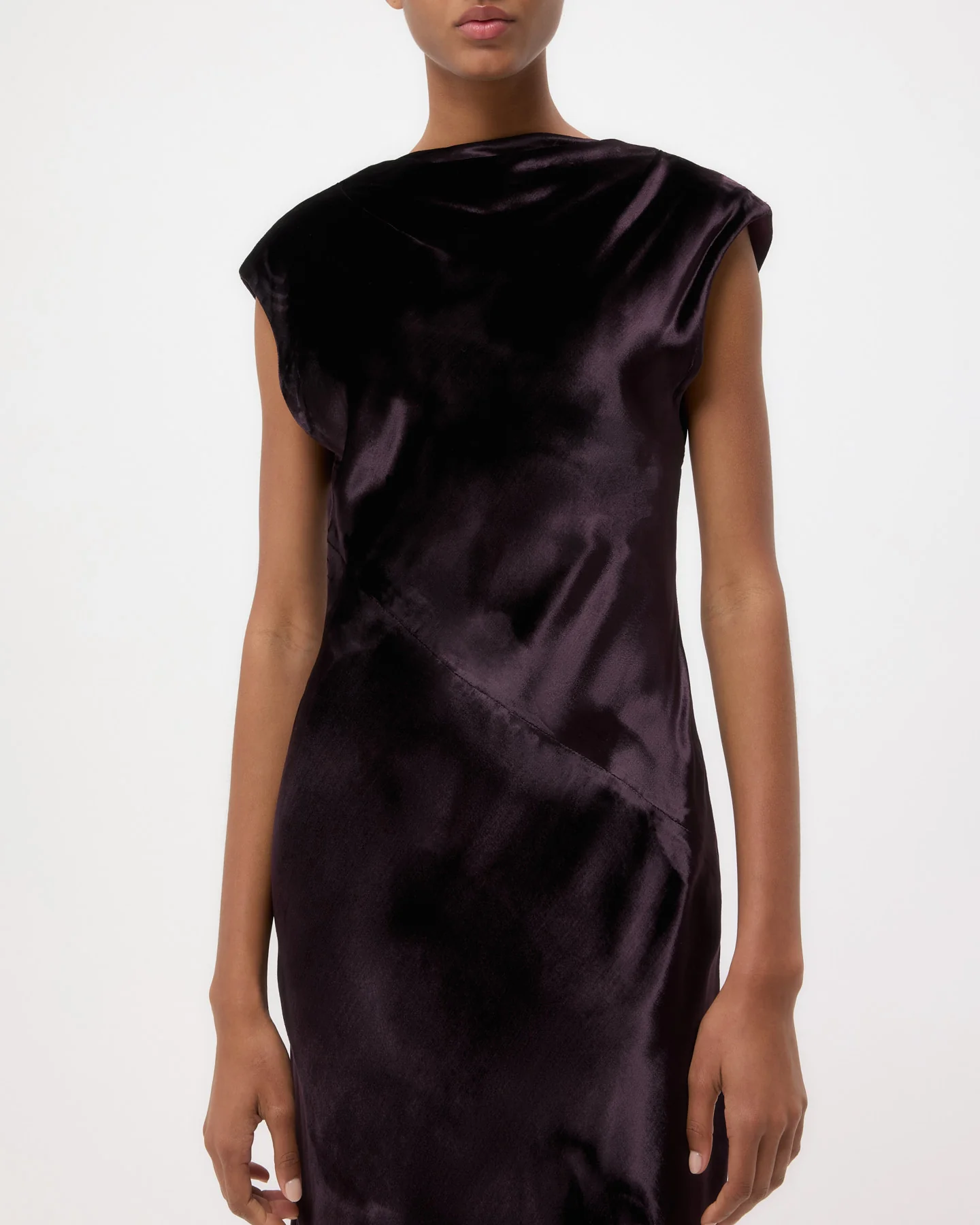 Back To You Dress in Stretch Light Velvet - Image 2