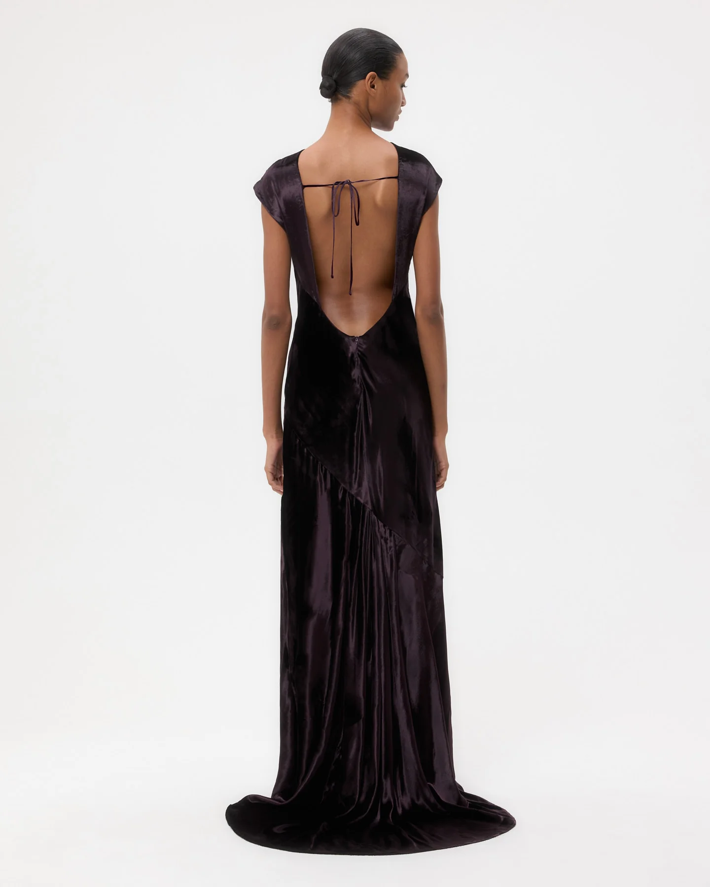 Back To You Dress in Stretch Light Velvet - Image 4