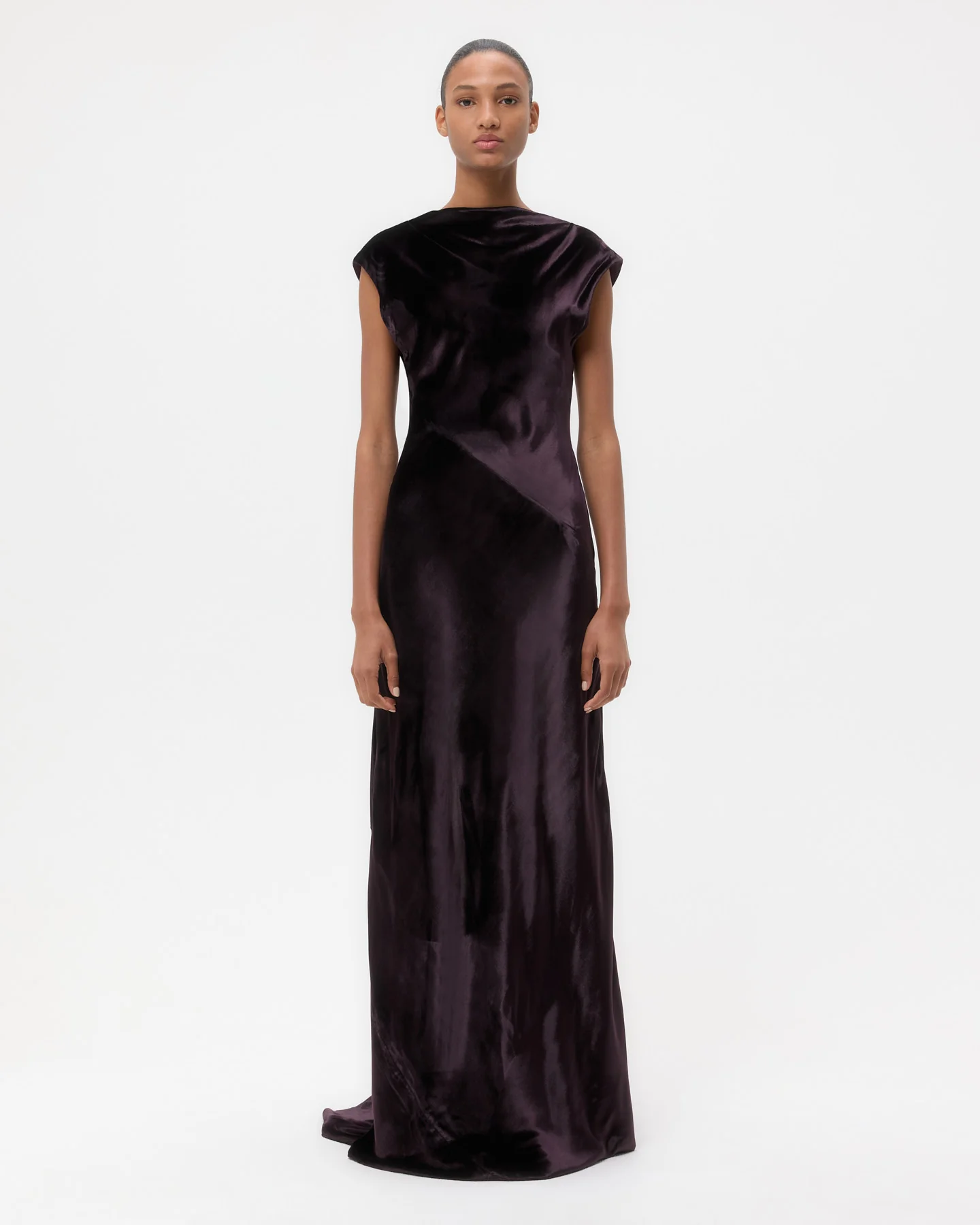 Back To You Dress in Stretch Light Velvet - Image 5