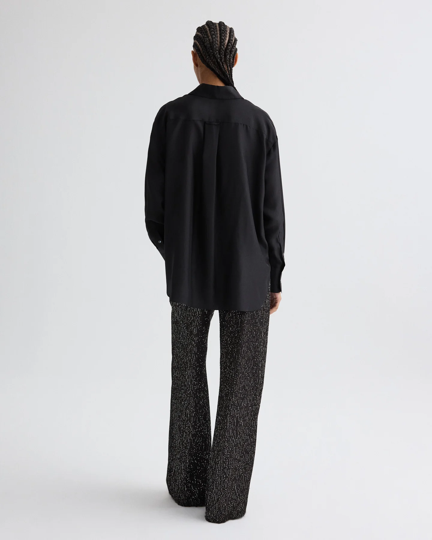 Big Joe Shirt in Washed Silk Habotai - Image 5