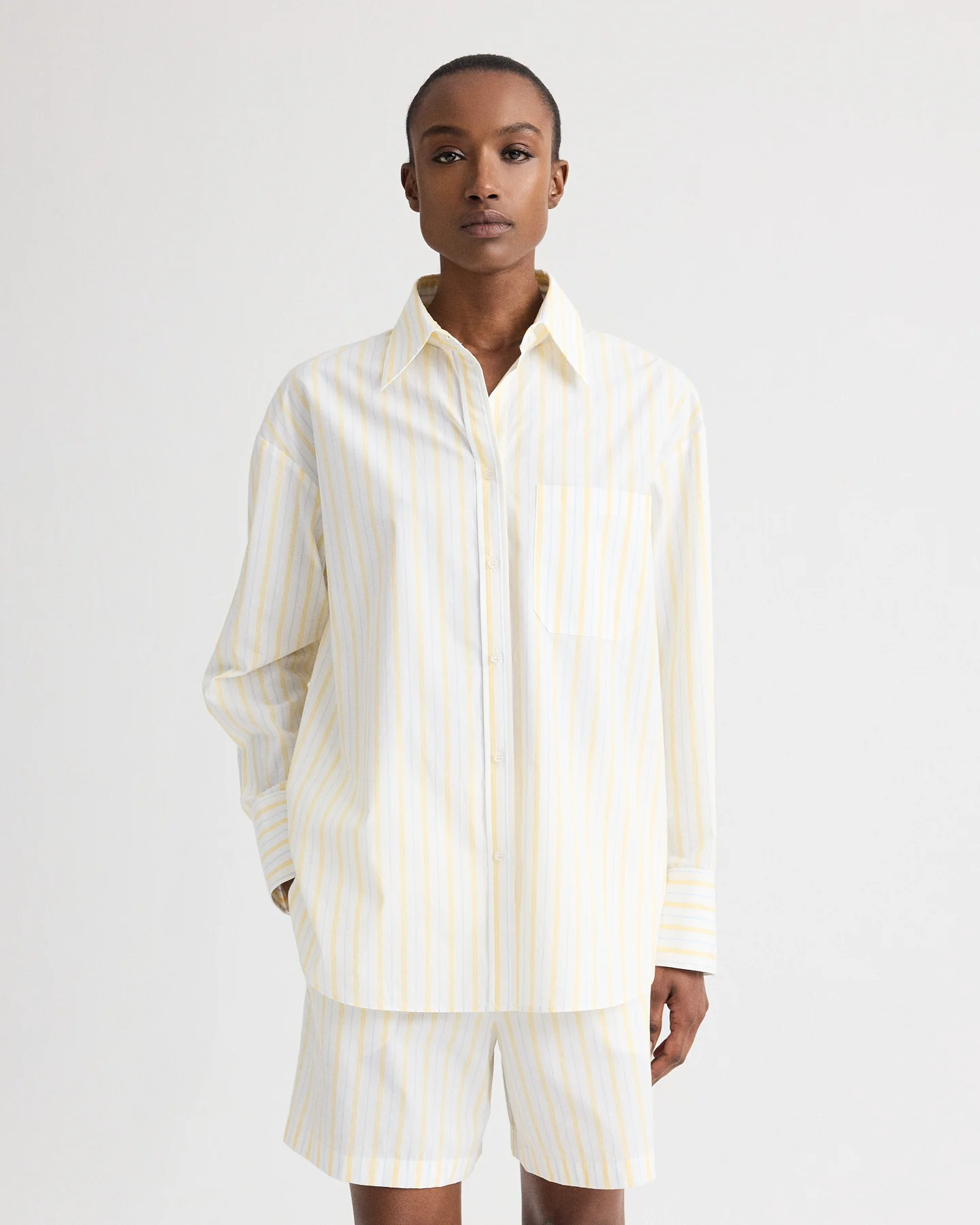Big Joe Shirt in Yarn Dyed Cotton Stripe - Image 2
