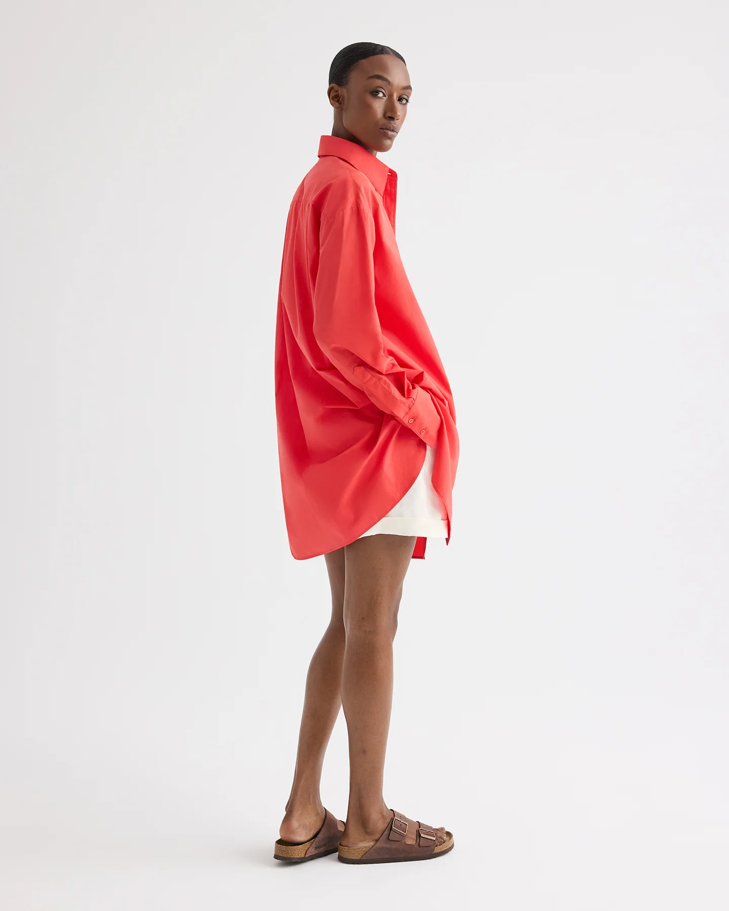 Big Joe Shirt Dress in Superfine Cotton - Image 3