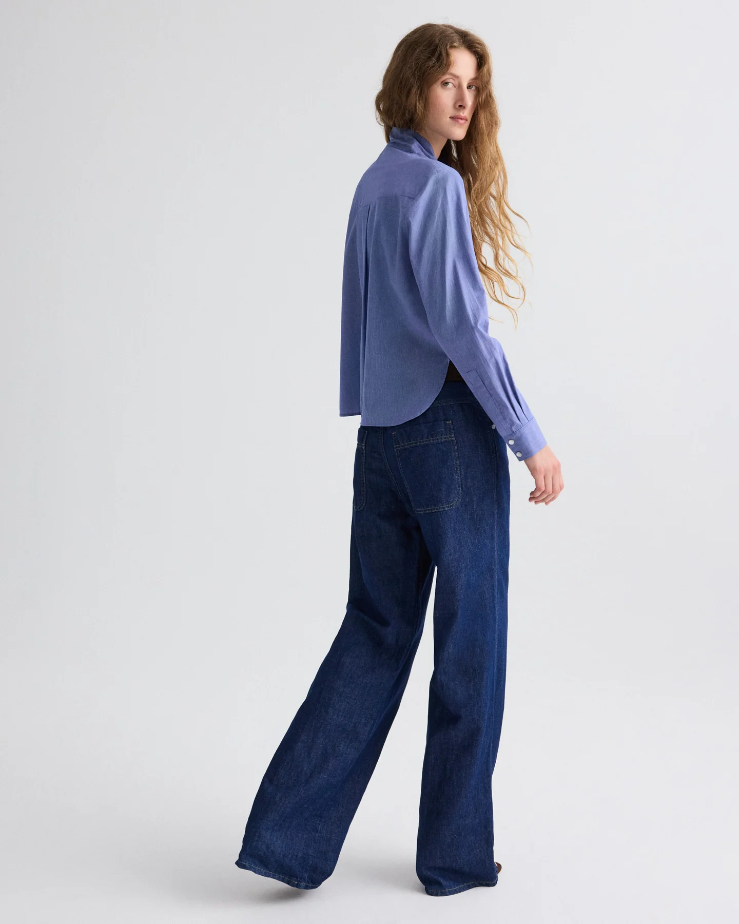 Blue Jean Baby in Cotton Linen Denim - Image 4