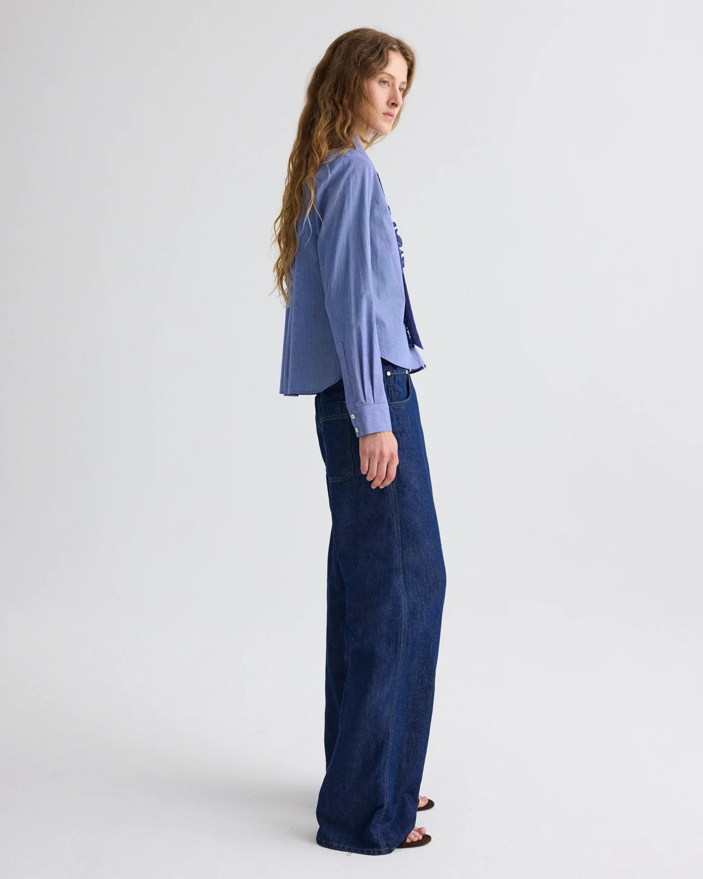 Blue Jean Baby in Cotton Linen Denim - Image 5