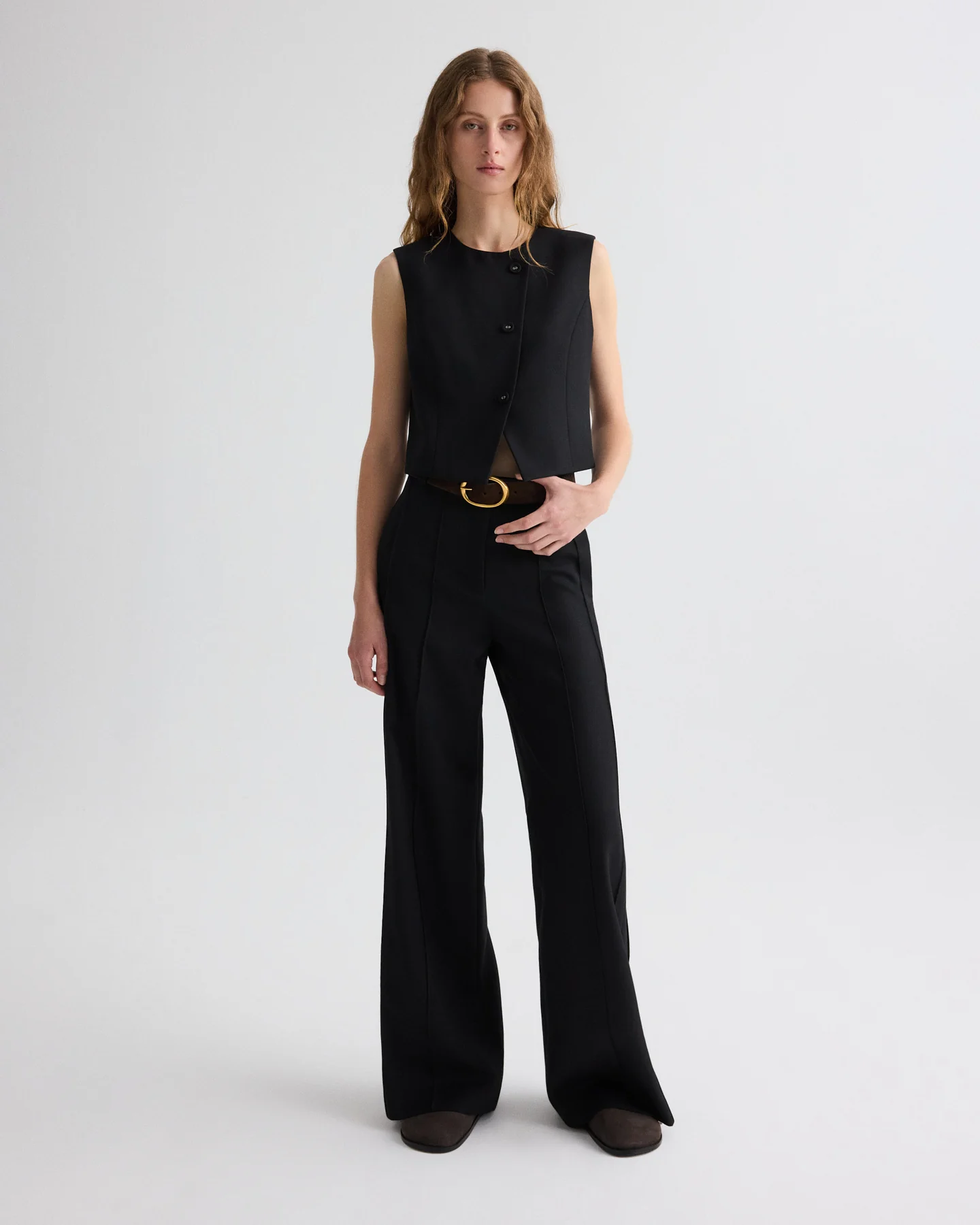 Bond St. Pant in Compact Tux Suiting - Image 3