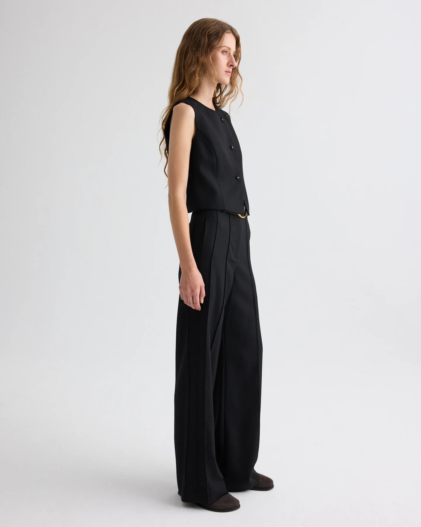 Bond St. Pant in Compact Tux Suiting - Image 4