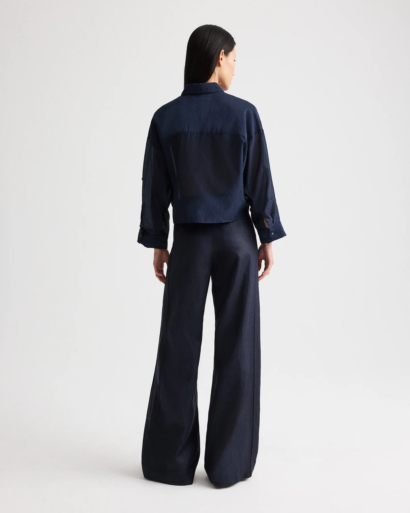 Bond St Pant in Chintzed Linen - Image 5
