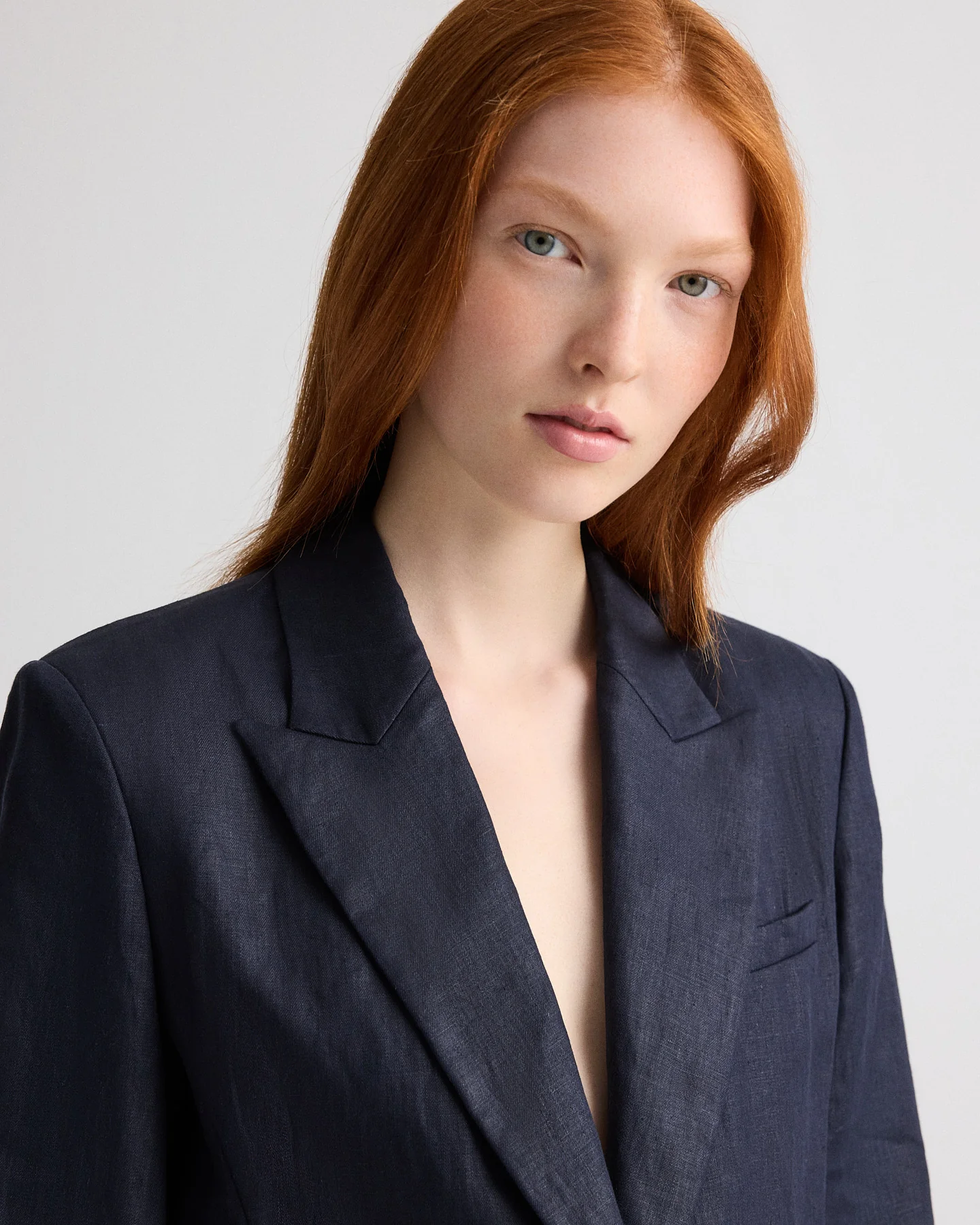 Boy Blazer in Chintzed Linen - Image 3