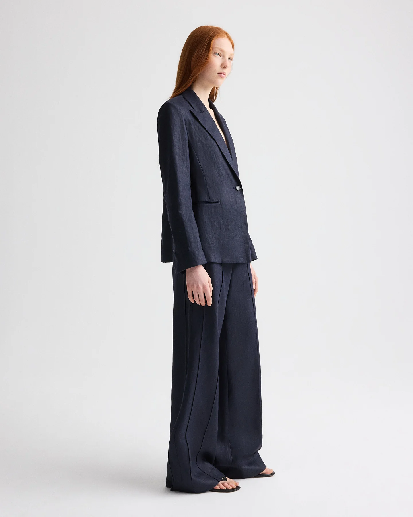 Boy Blazer in Chintzed Linen - Image 4