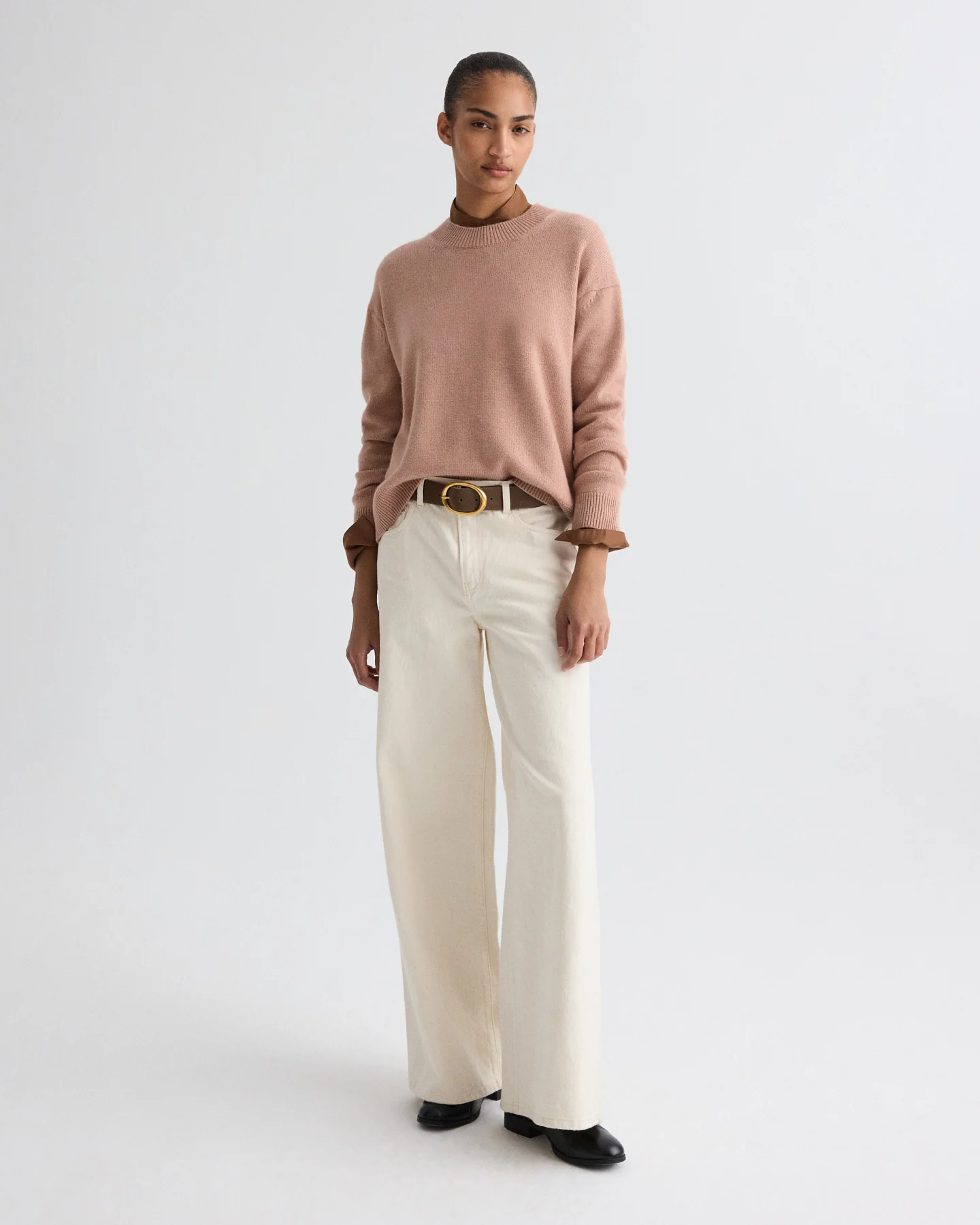 Boy Crewneck Sweater in Italian Cashmere - Image 3