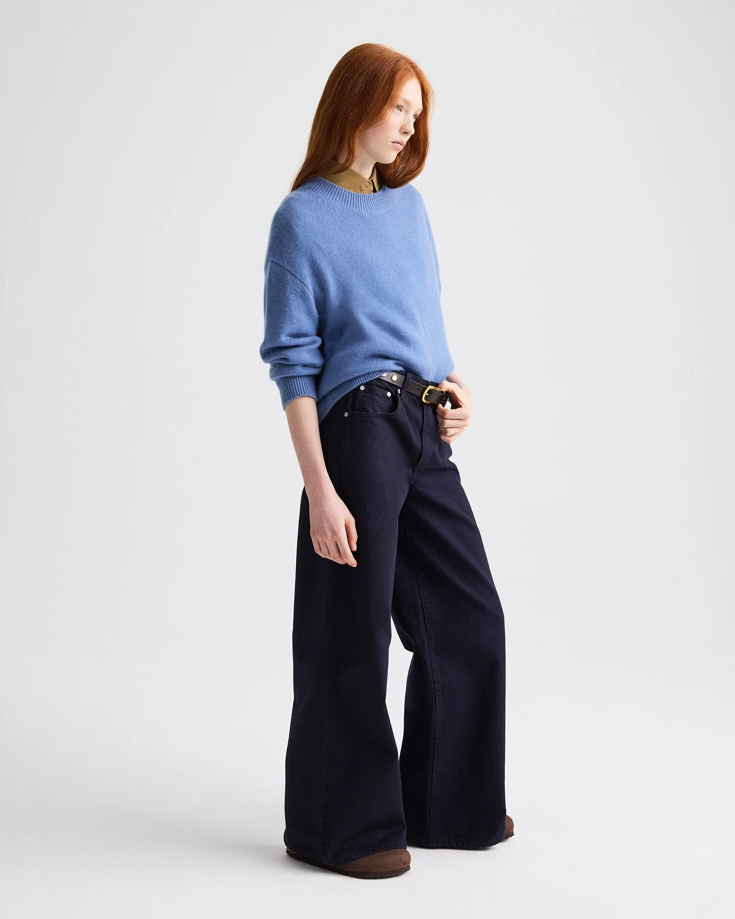 Boy Crewneck Sweater in Italian Cashmere - Image 3