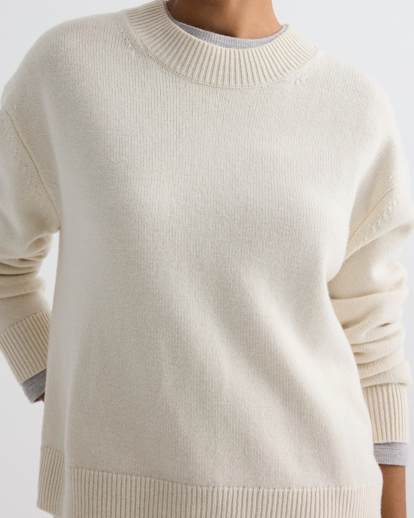 Boy Crewneck Sweater in Italian Cashmere - Image 3