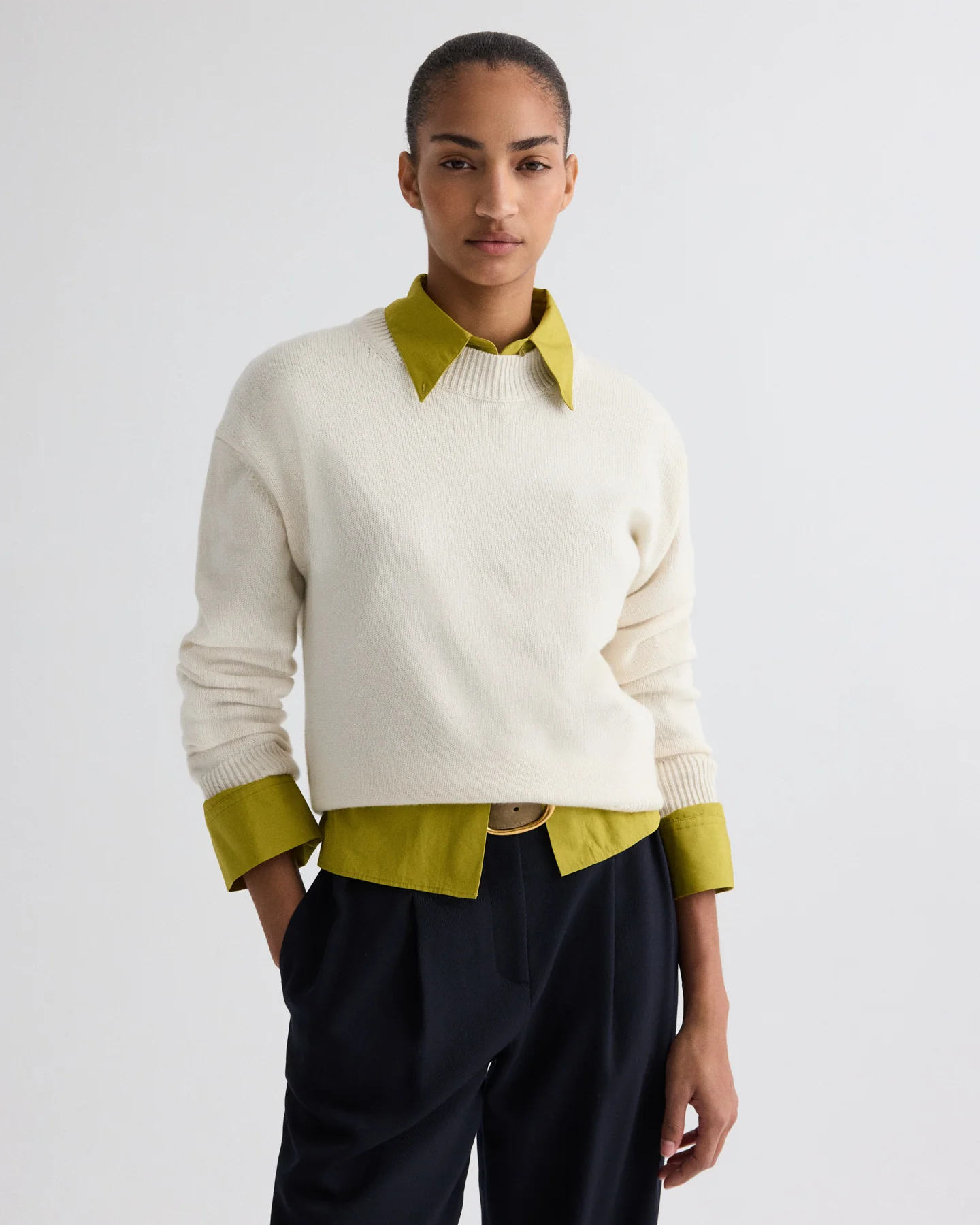 Boy Crewneck Sweater in Italian Cashmere - Image 6