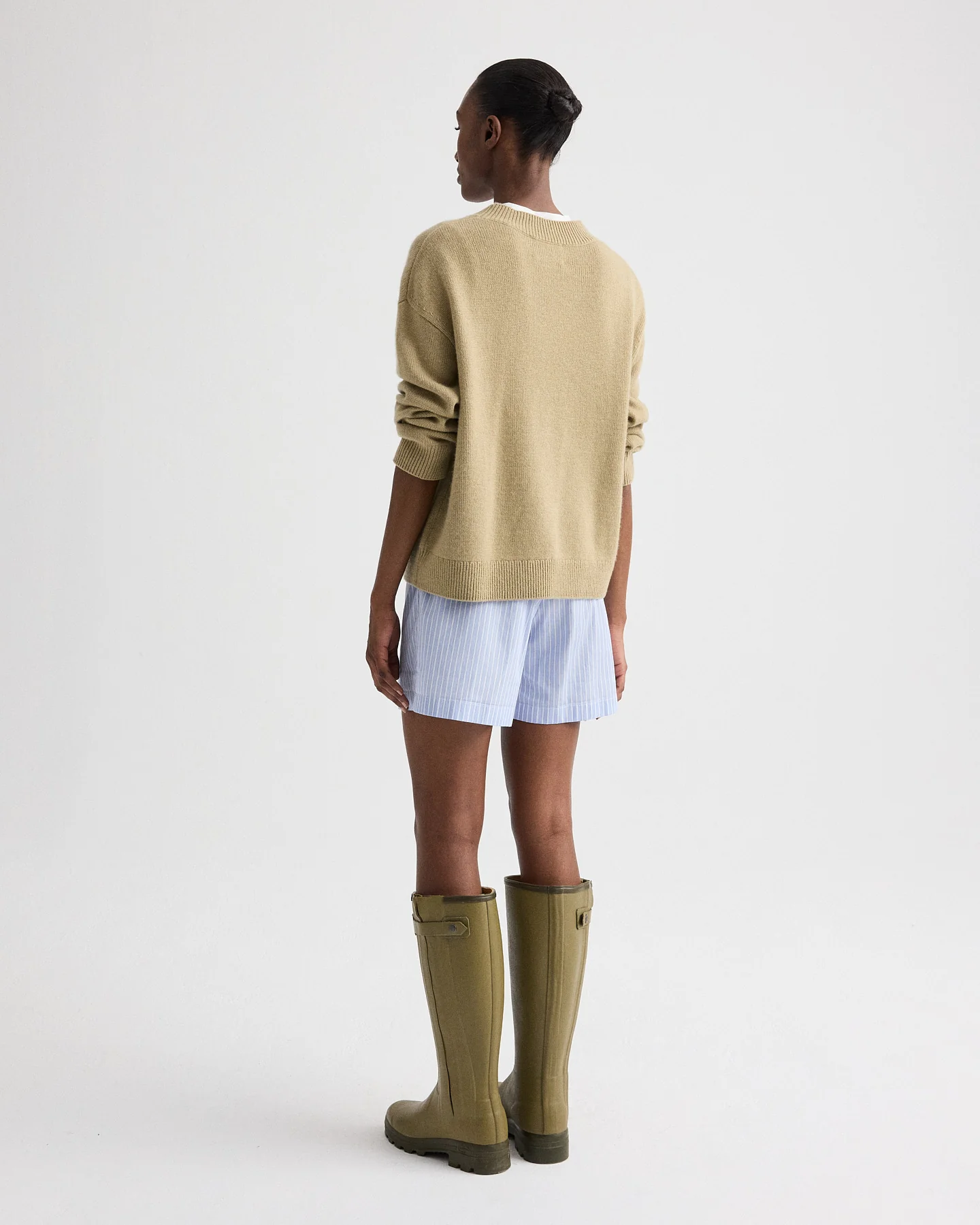 Boy Crewneck Sweater in Italian Cashmere - Image 5