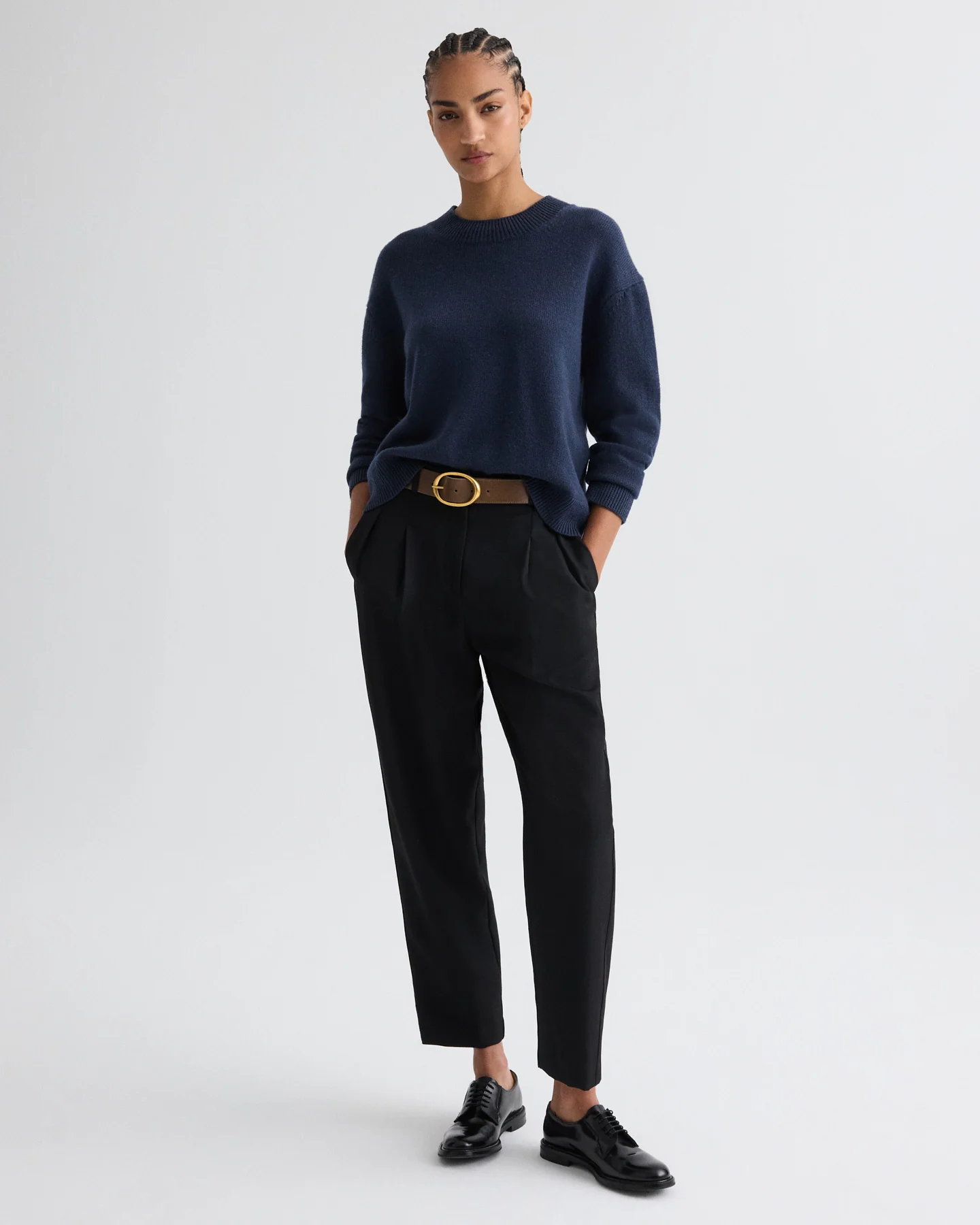 Boy Crewneck Sweater in Italian Cashmere - Image 4