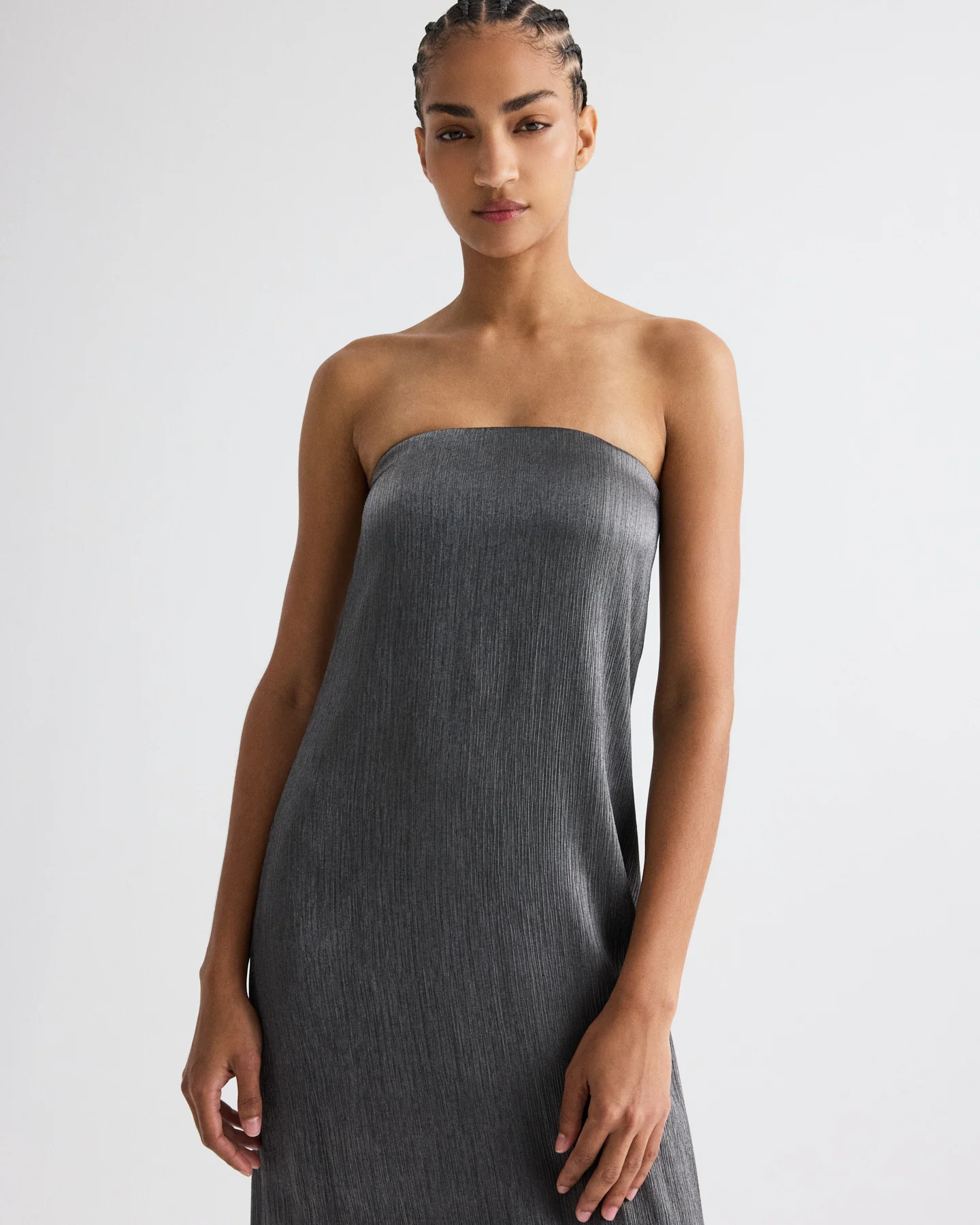Carolyn's Gown in Splintered Metallic - Image 2