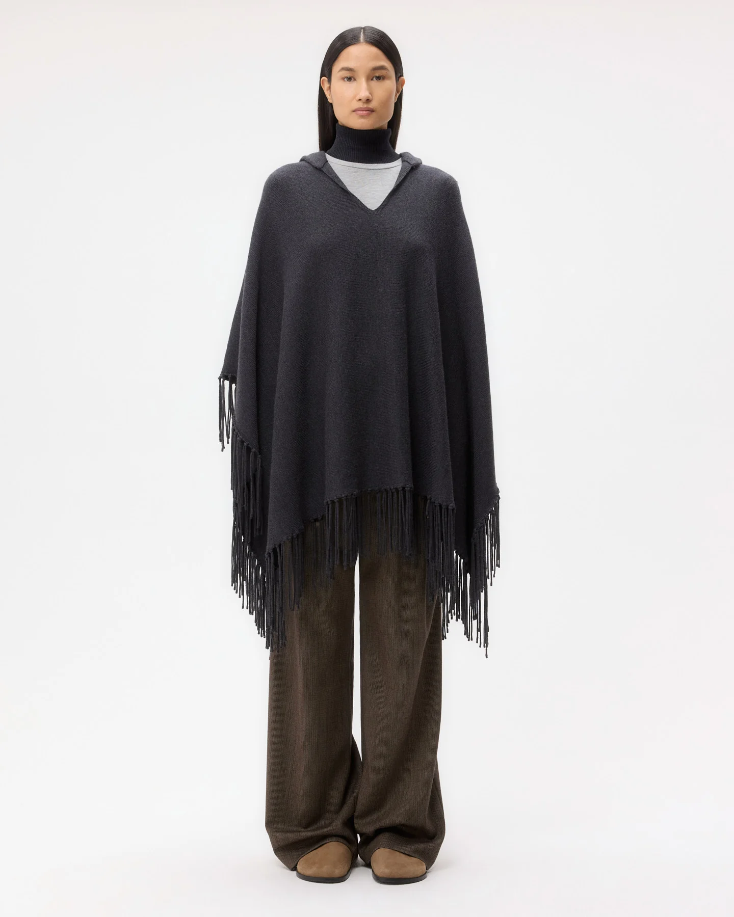 Take Me Home Poncho in Merino Wool - Image 3