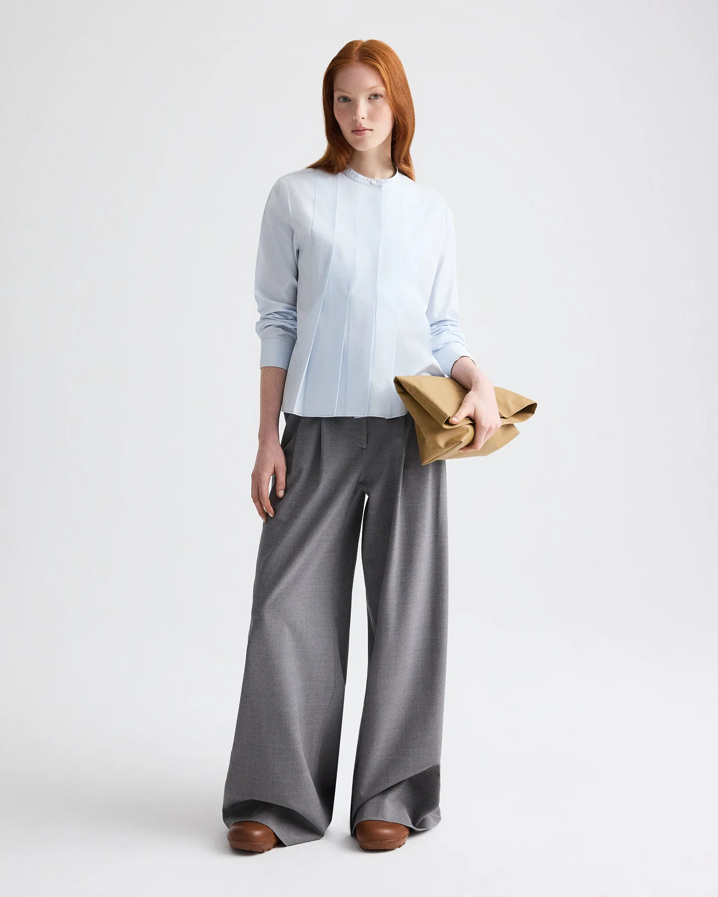 Close Call Top in Cotton Shirting - Image 3