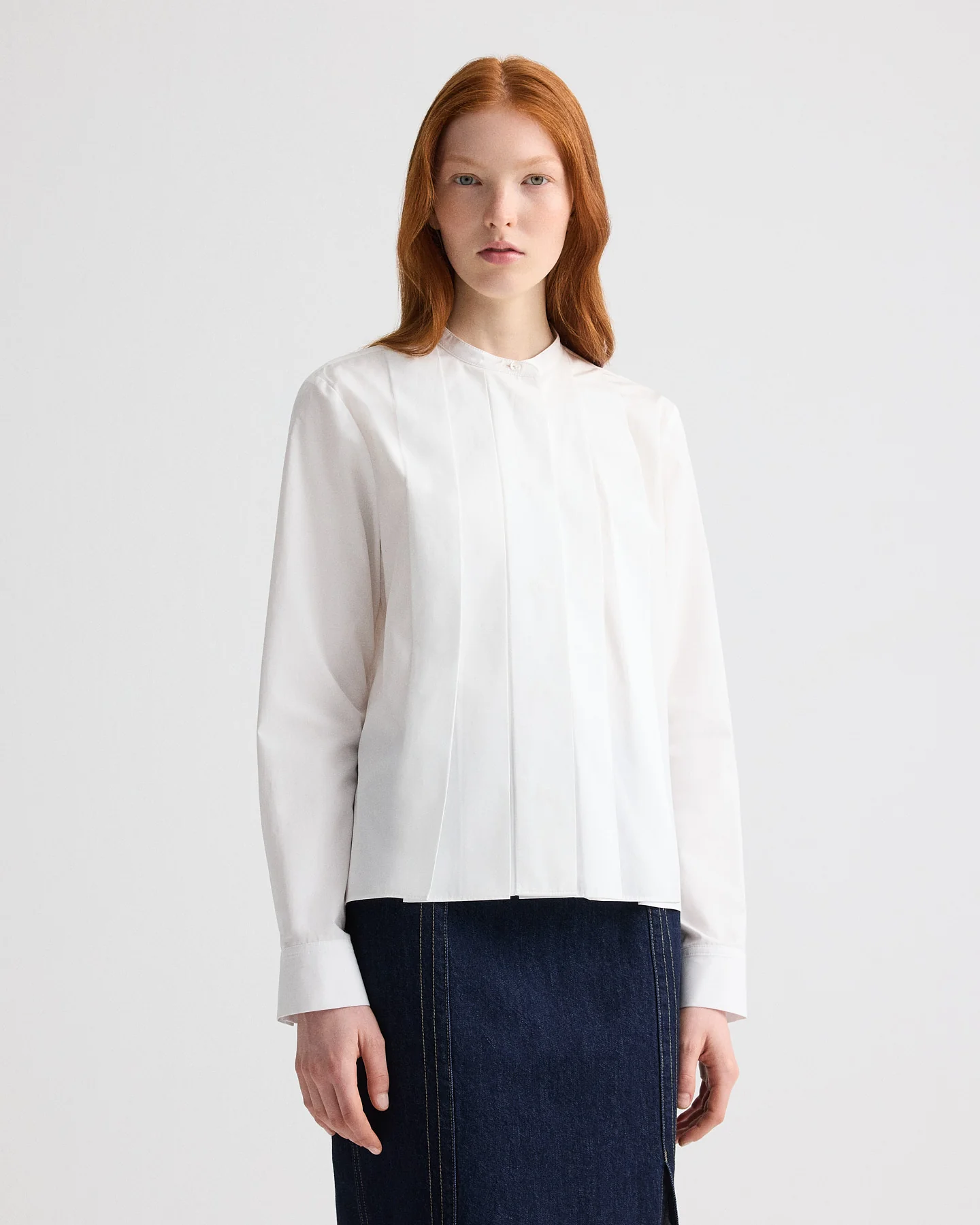 Close Call Top in Cotton Shirting - Image 2
