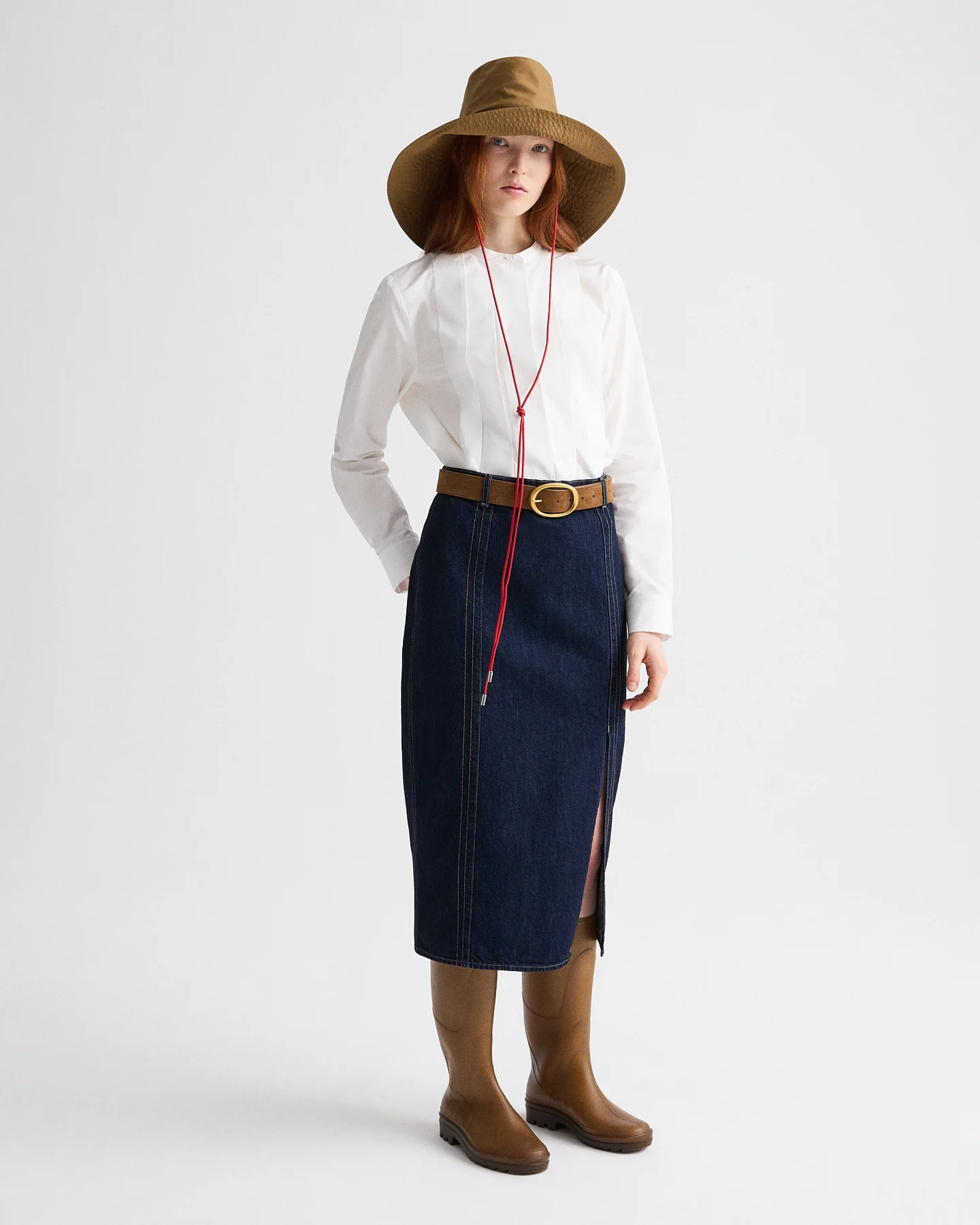 Close Call Top in Cotton Shirting - Image 3