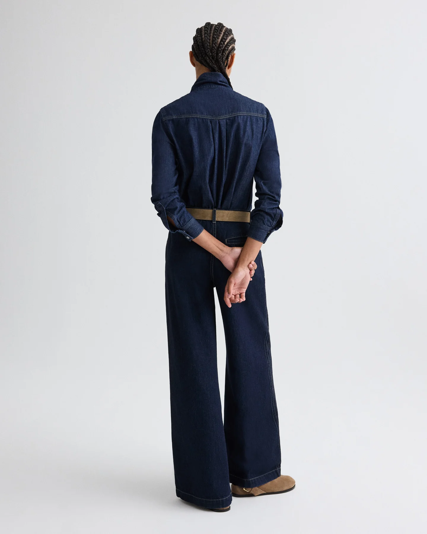 Connor Top in Denim Shirting - Image 5