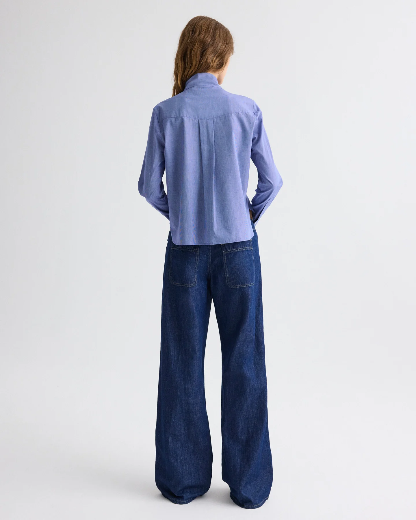 Connor Top in Micro Check - Image 5