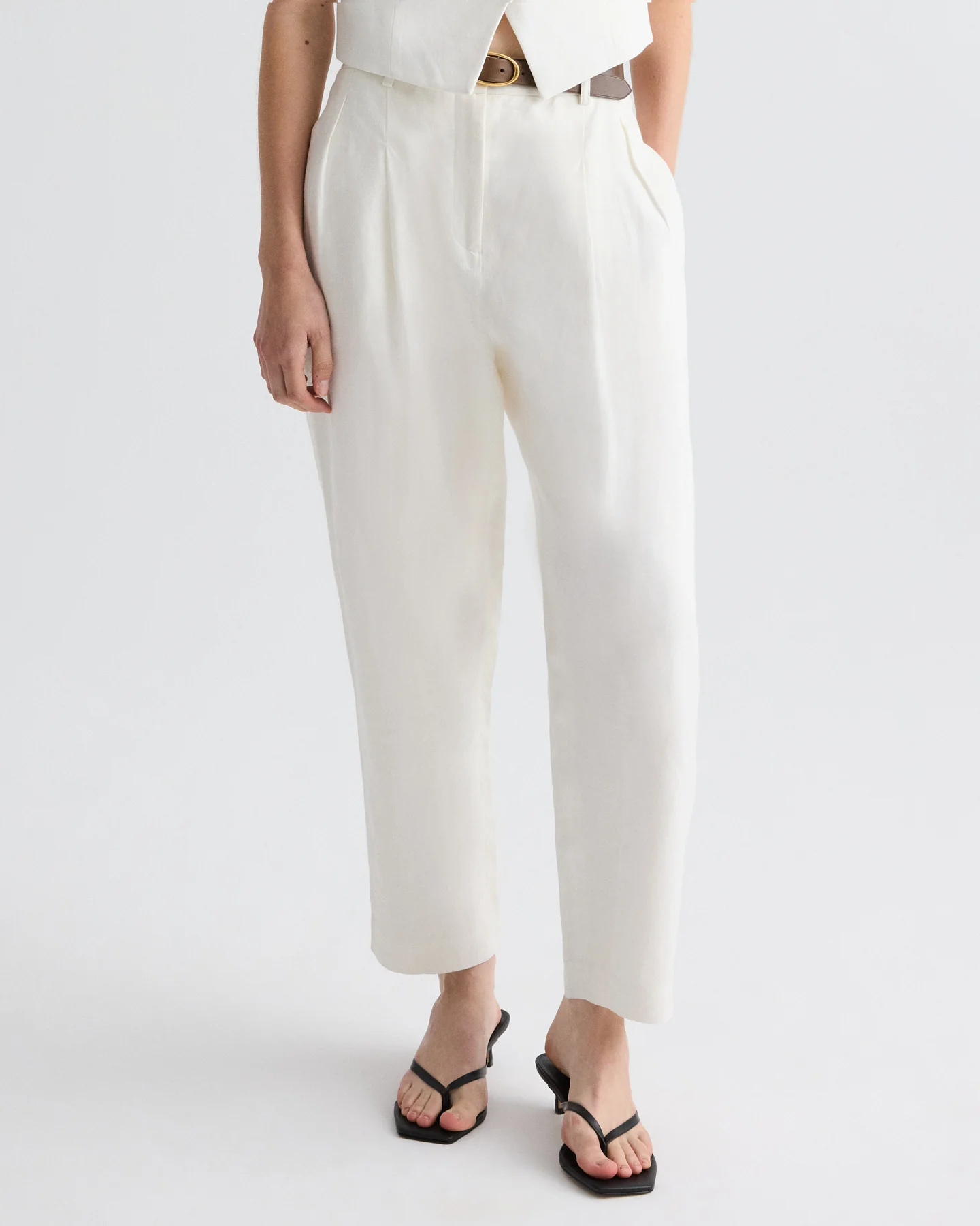 Cornelia St. Pant in Weave Linen