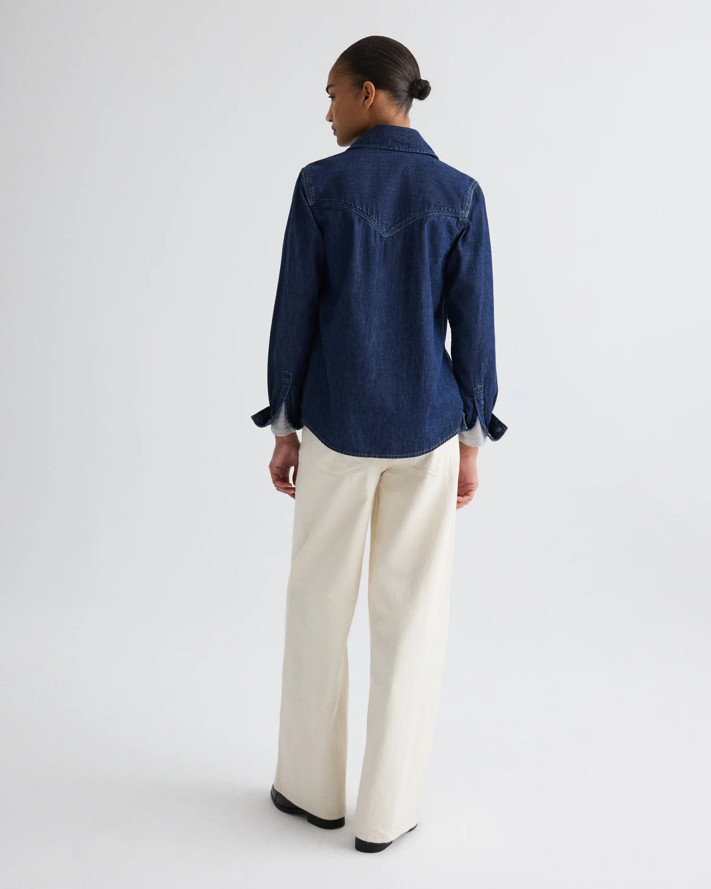 Cowboy Take Me Away Shirt in Denim Shirting - Image 5
