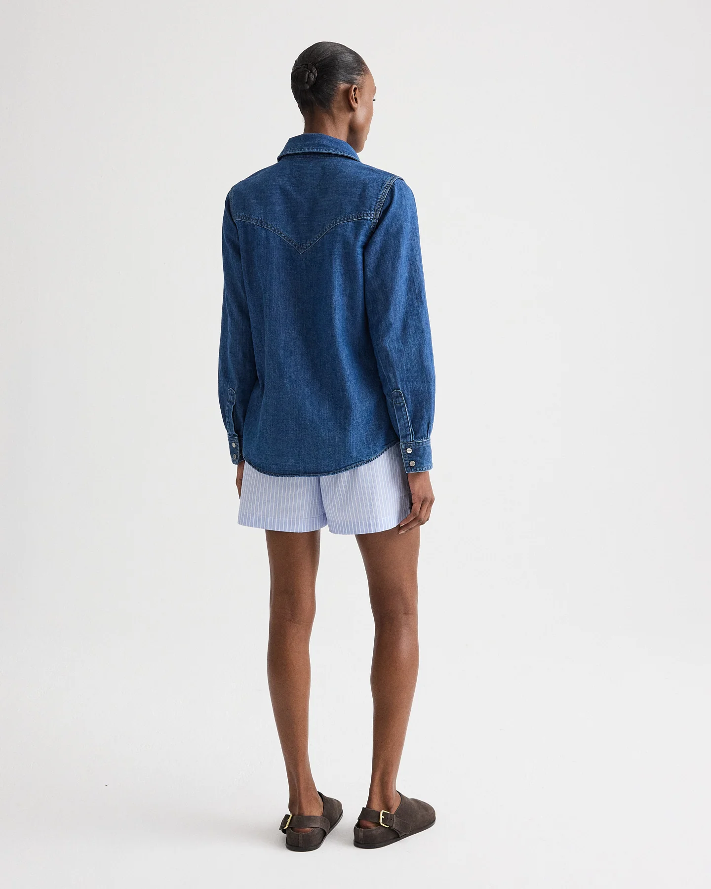 Cowboy Take Me Away Shirt in Denim Shirting - Image 5