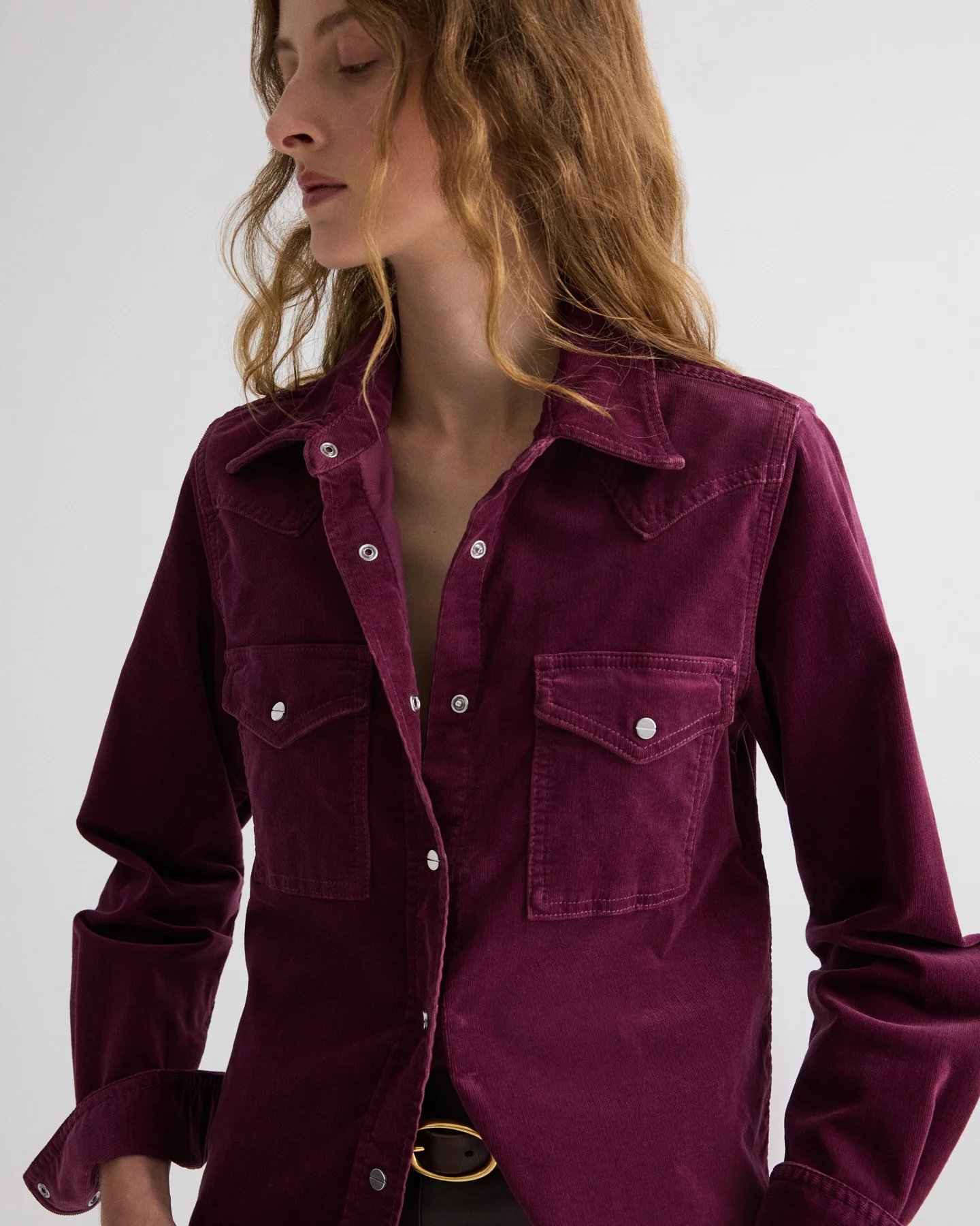 Cowboy Take Me Away Shirt in Baby Corduroy - Image 2