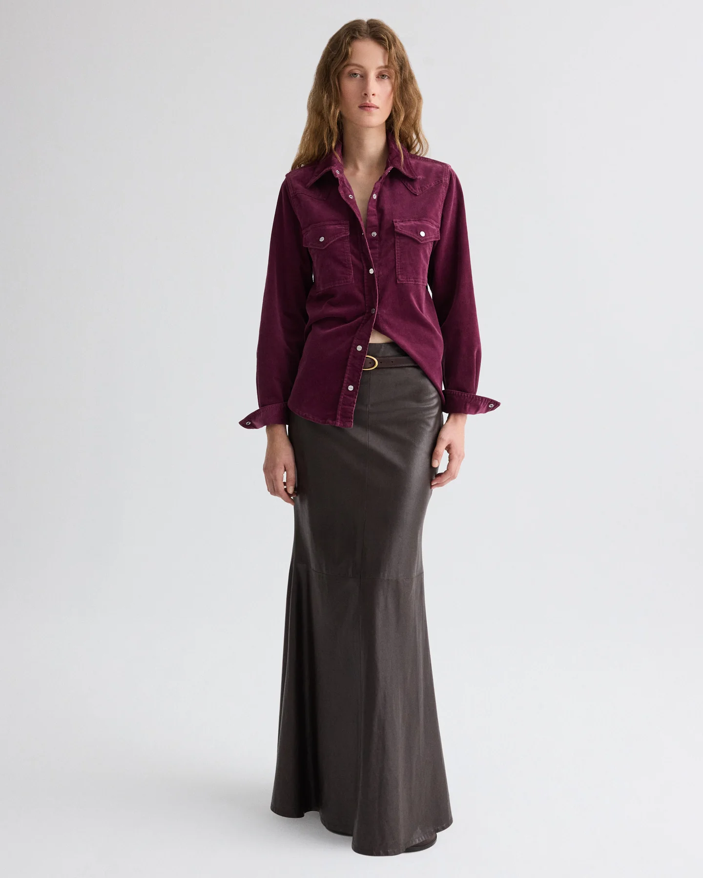 Cowboy Take Me Away Shirt in Baby Corduroy - Image 3