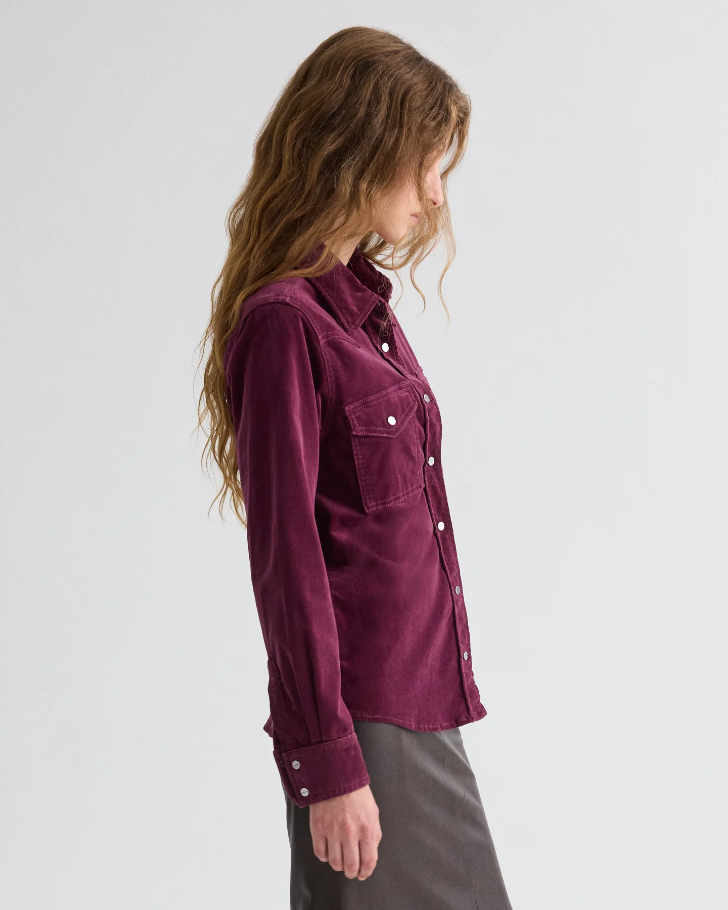 Cowboy Take Me Away Shirt in Baby Corduroy - Image 4