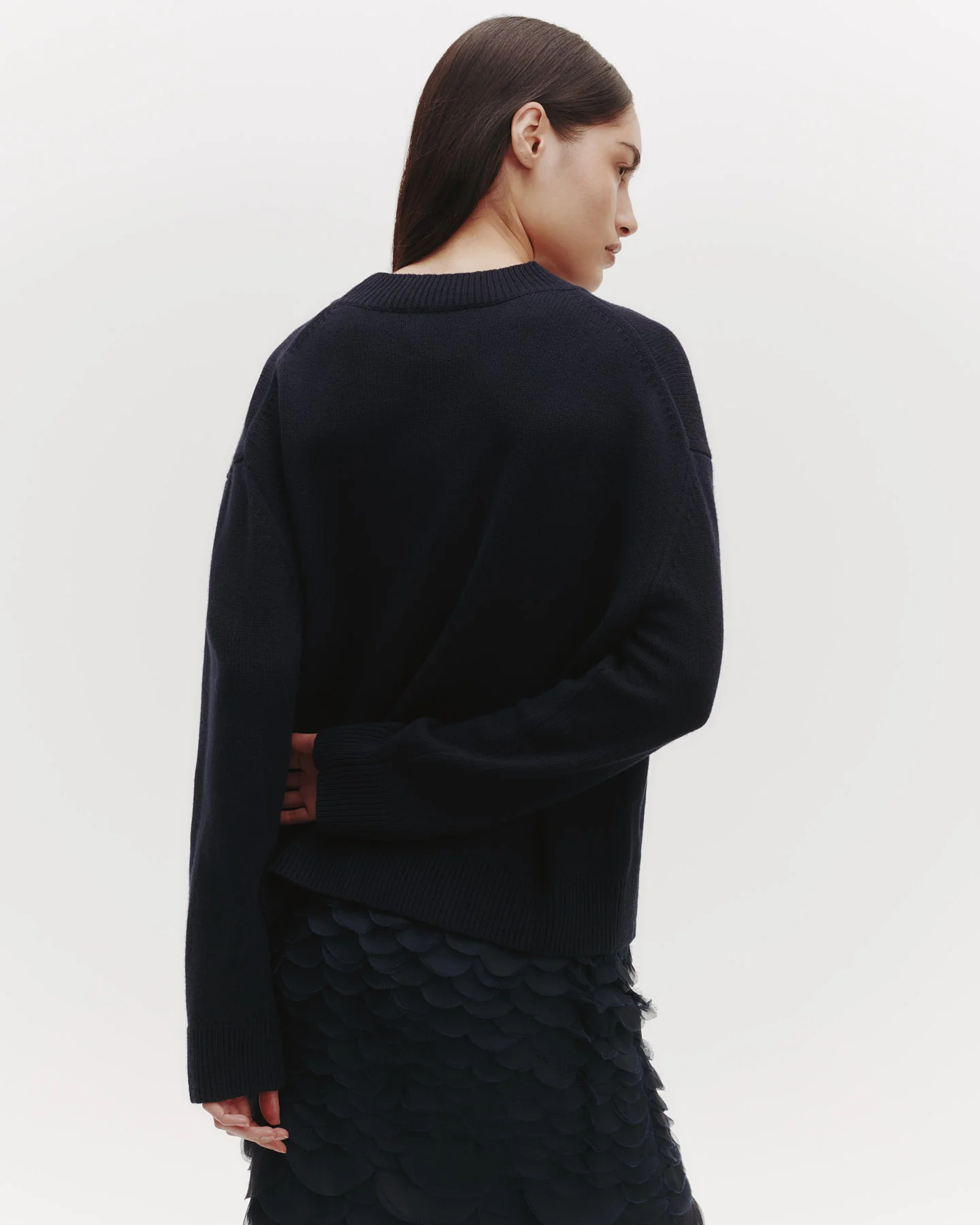 Boy Crewneck Sweater in Italian Cashmere - Image 3