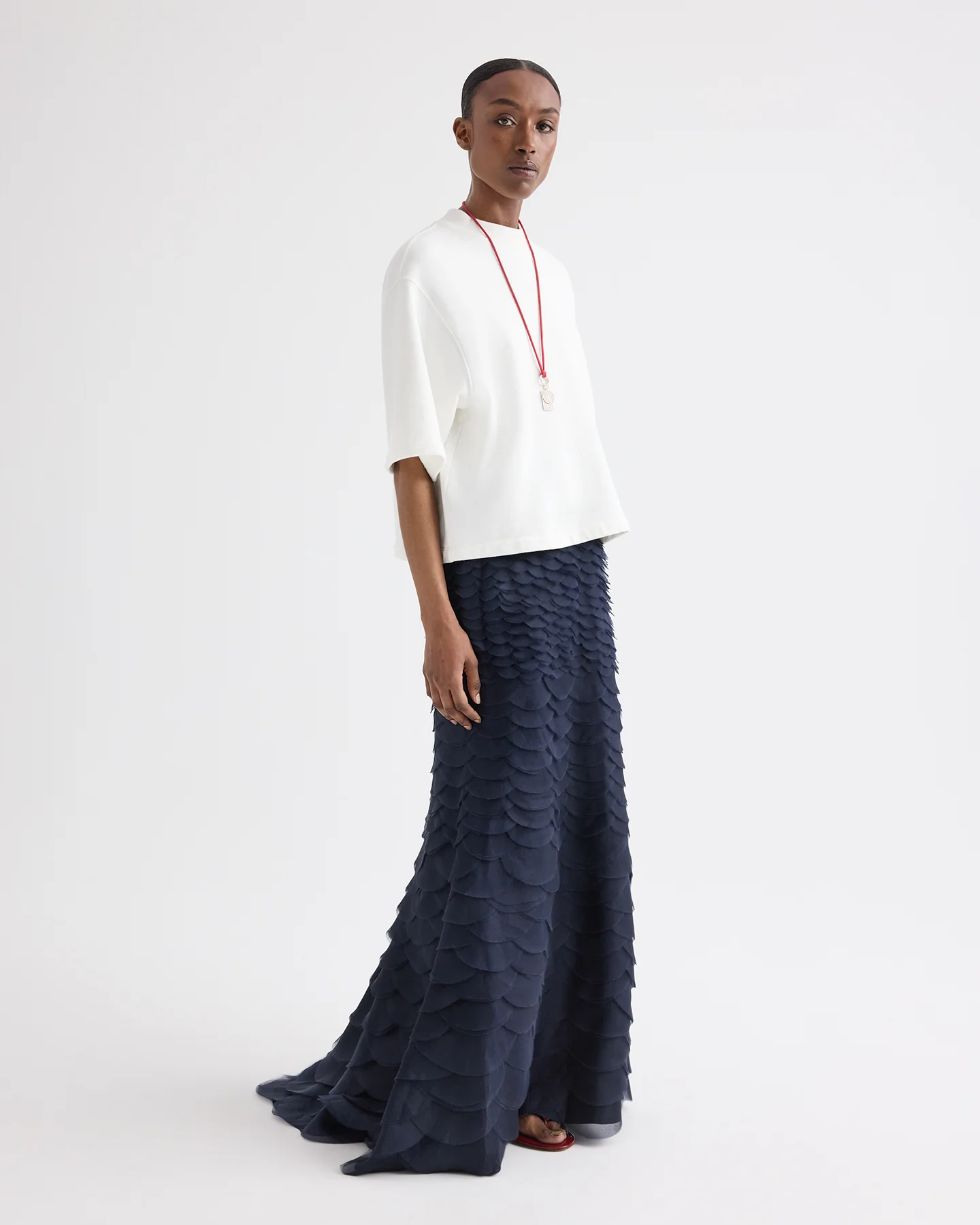 Everlasting Love Skirt in Silk Organza - Image 3