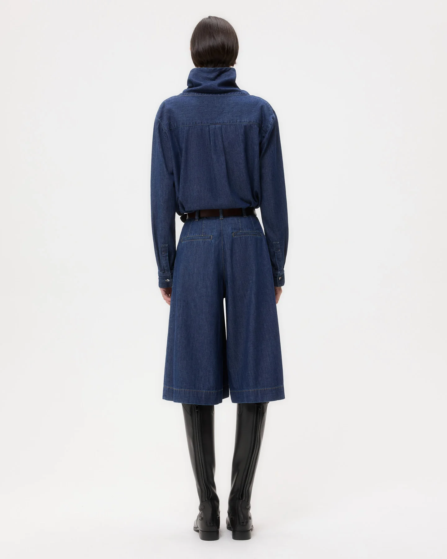 My Maria Top in Shirting Denim - Image 6