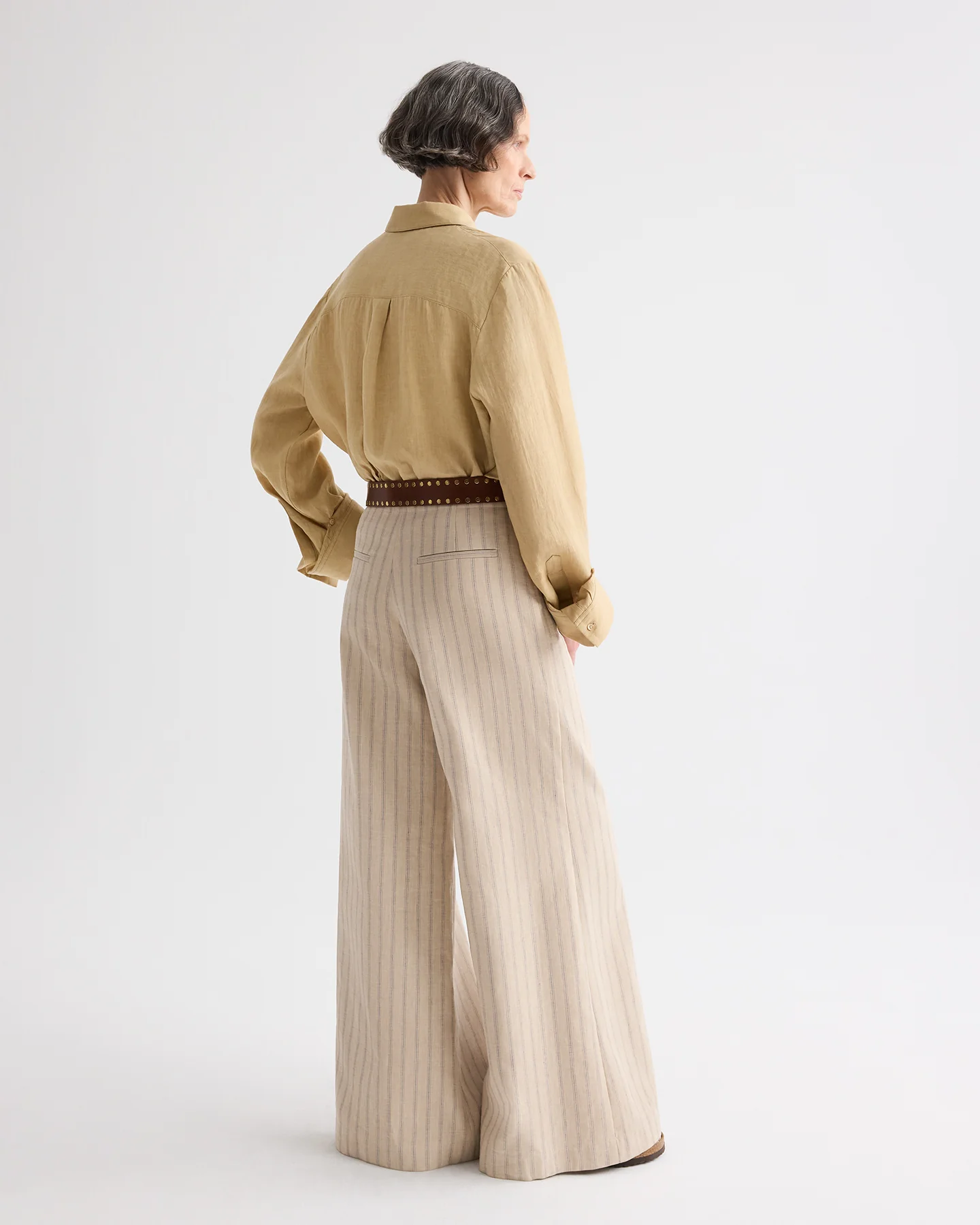 Demie Pant in Cotton Linen - Image 4