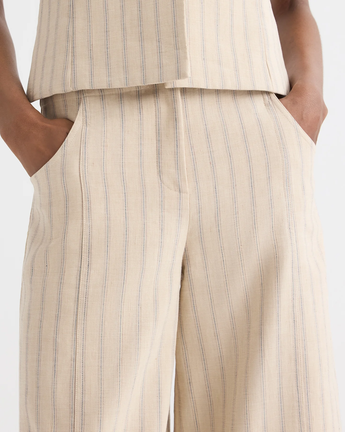 Demie Pant in Cotton Linen - Image 5
