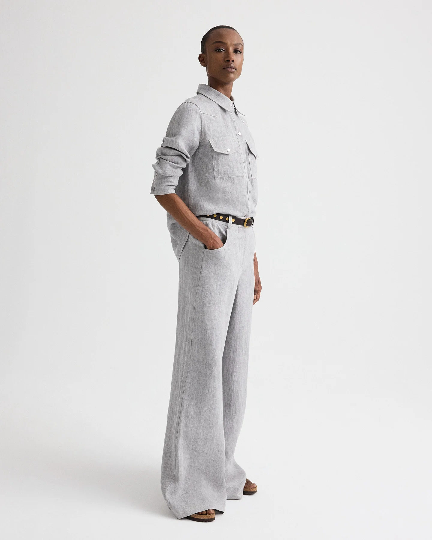 Dillon Pant in Lightweight Washed Hemp Denim - Image 3