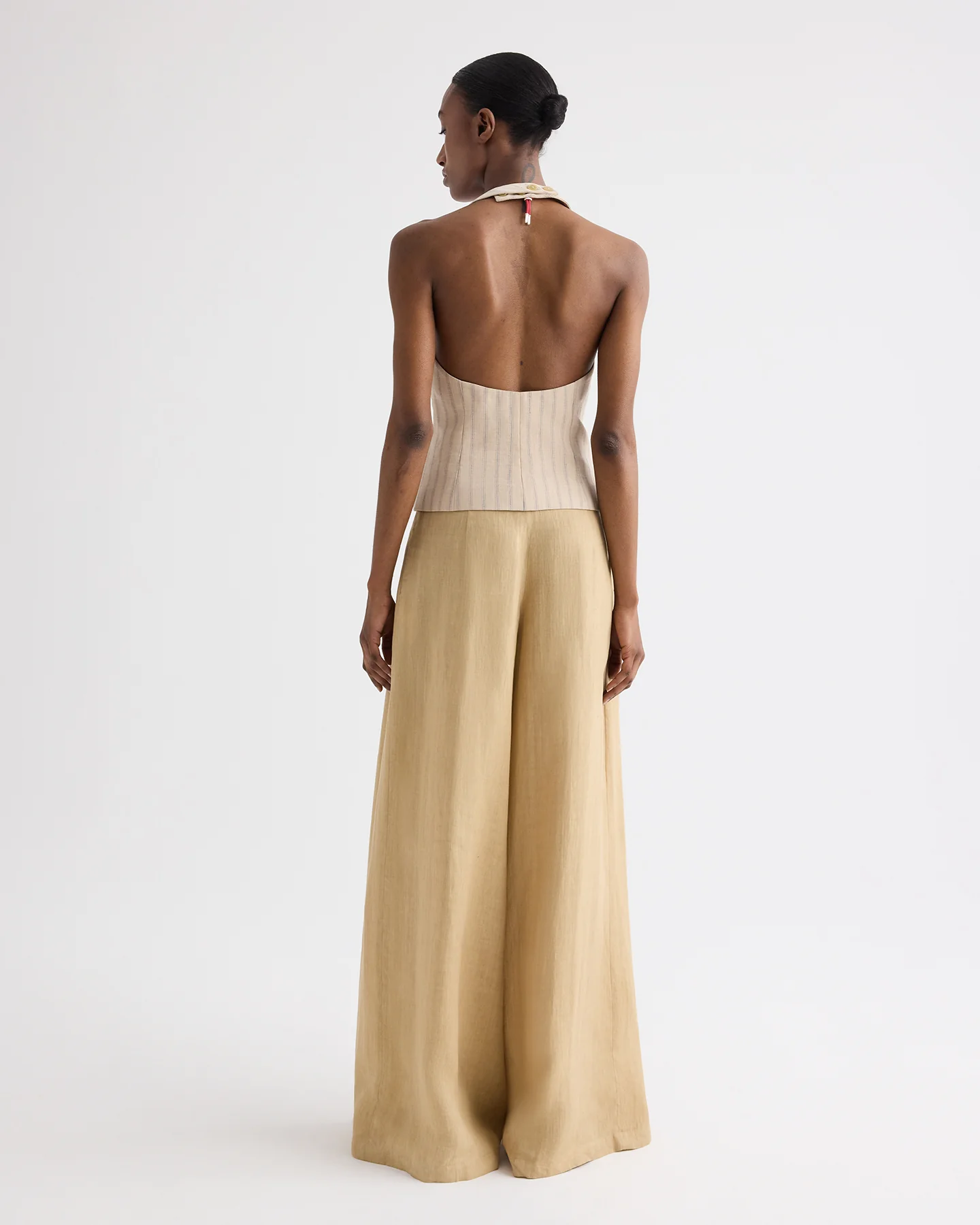 Drew Pant in Fluid Linen - Image 5