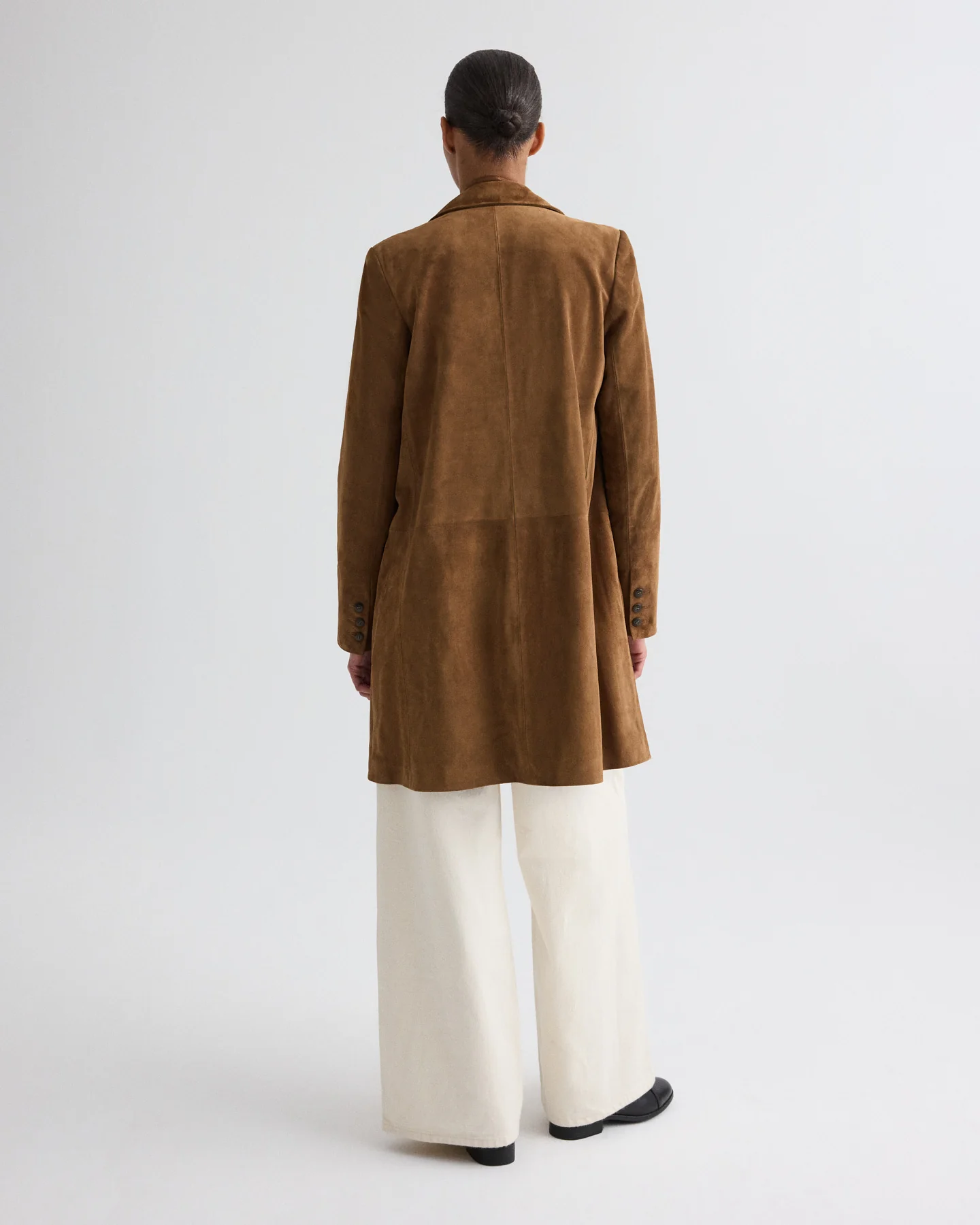 Easy Car Coat in Heavy Suede - Image 6
