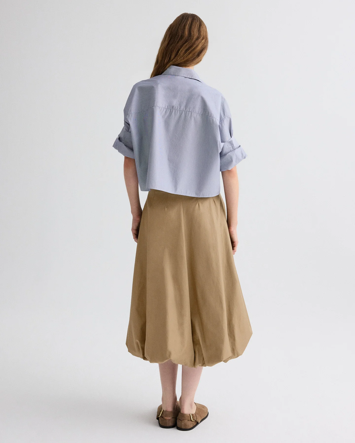 Full Intentions Skirt in Trench Chino Twill - Image 5