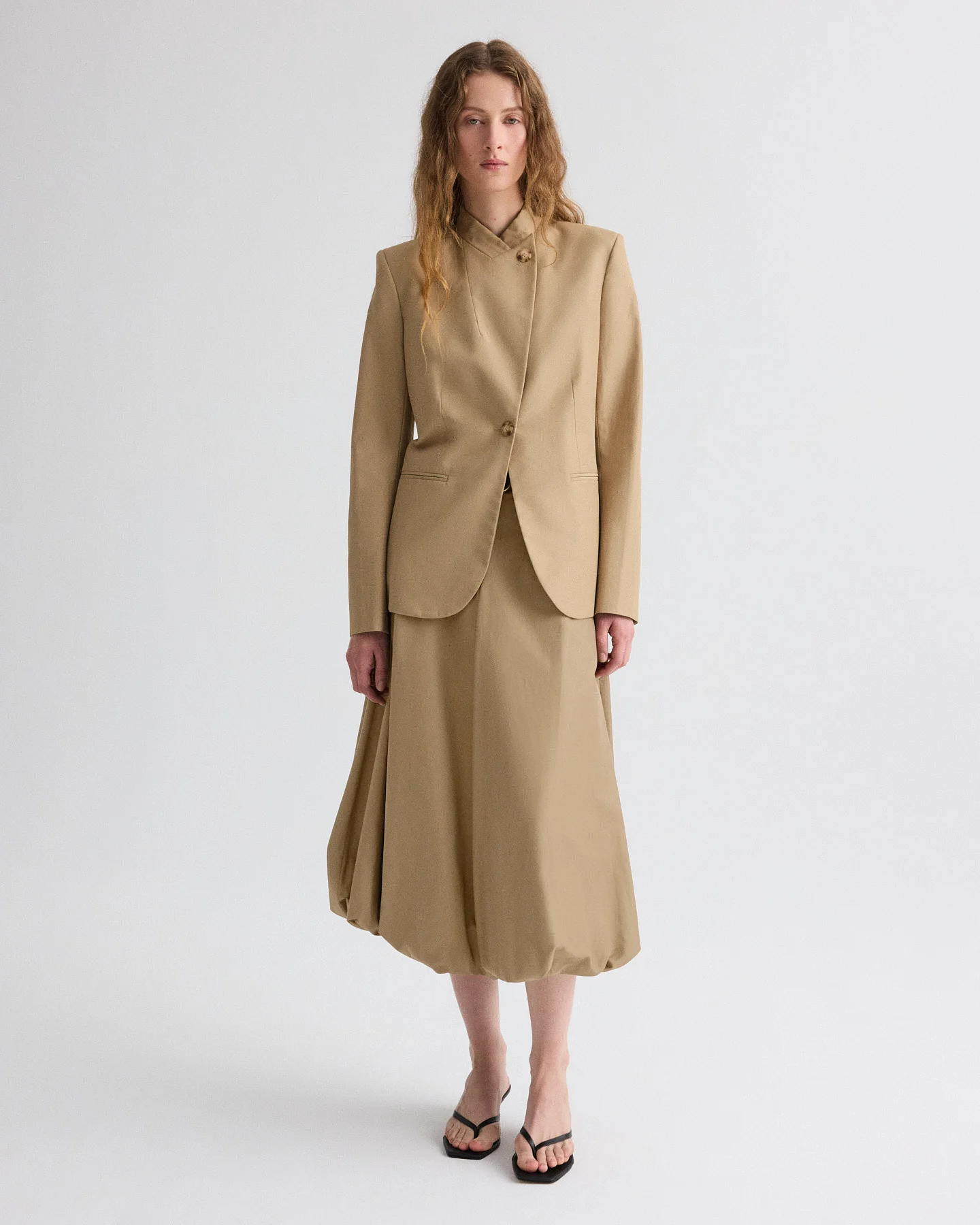 Full Intentions Skirt in Trench Chino Twill - Image 6