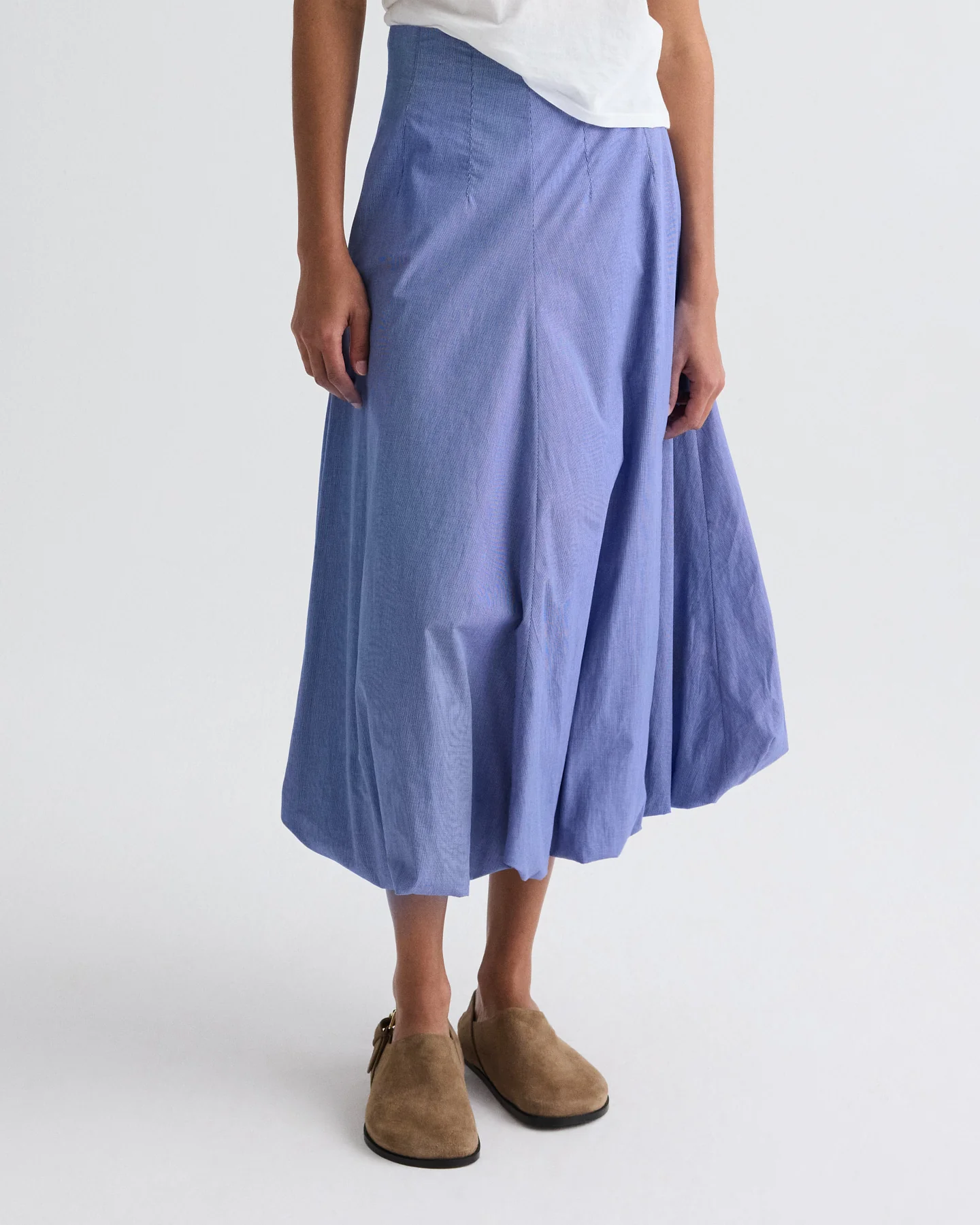 Full intentions Skirt in Micro Check - Image 2
