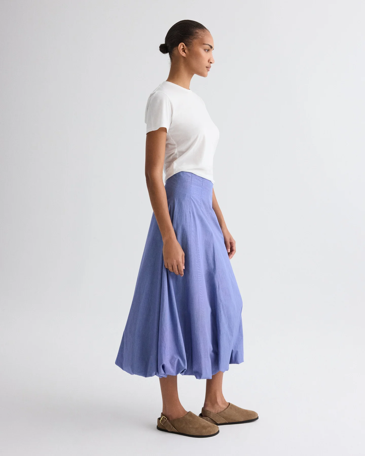 Full intentions Skirt in Micro Check - Image 3